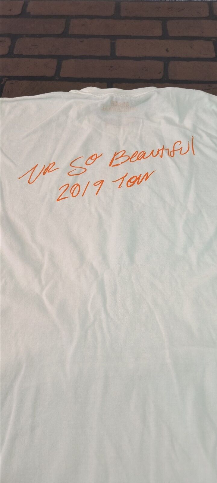 GRACE VANDERWAAL -2019 UR So Beautiful Orange Face White Tshirt~Never Worn~S-2XL