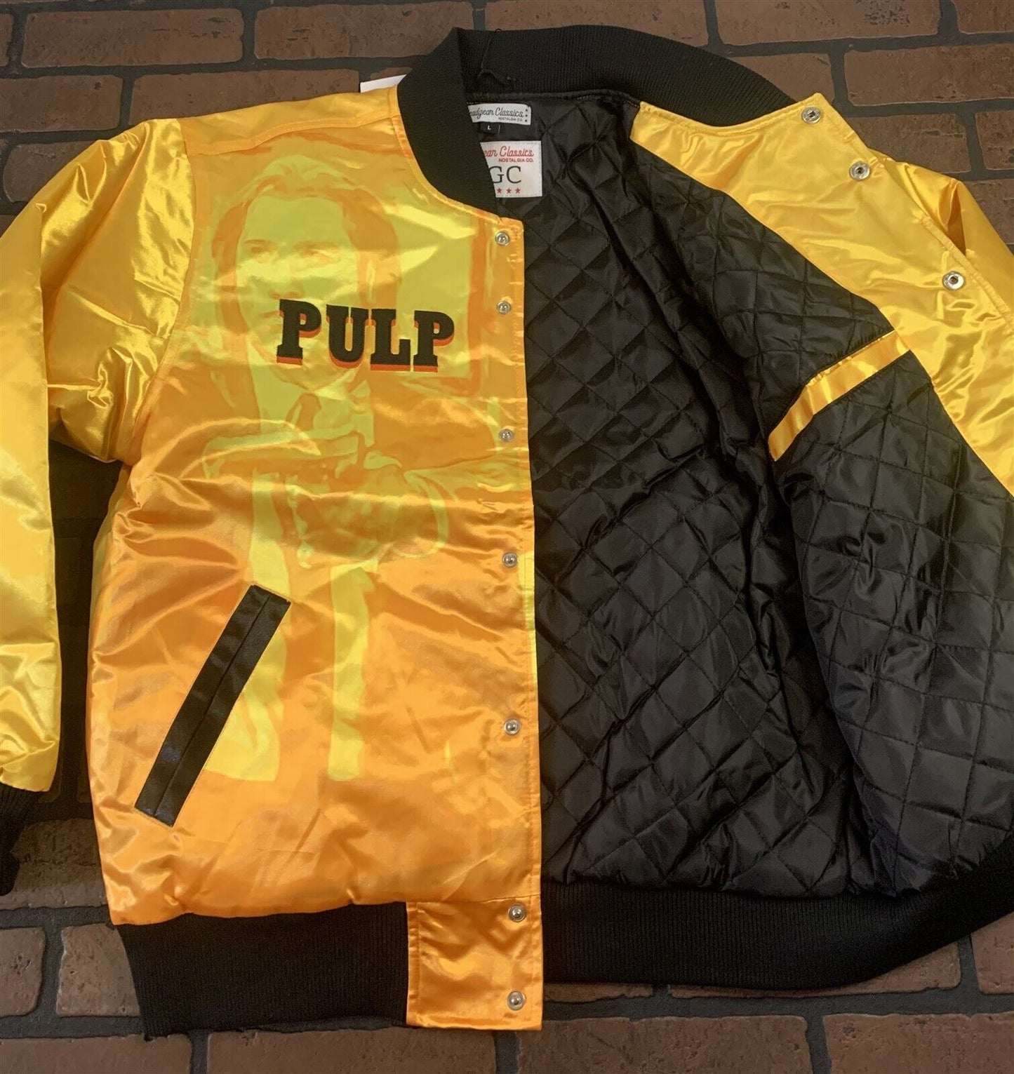 Pulp Fiction Bad Mother F Street Legend Satin Jacket By Headgear Classics