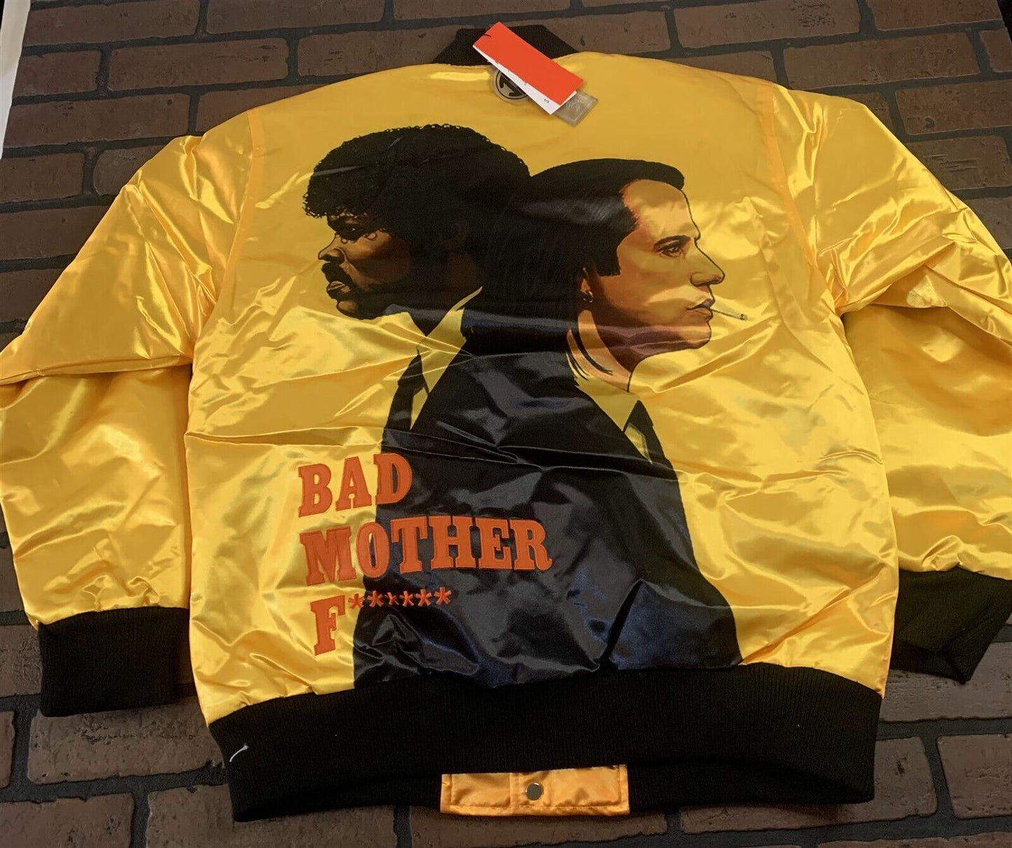 Pulp Fiction Bad Mother F Street Legend Satin Jacket By Headgear Classics