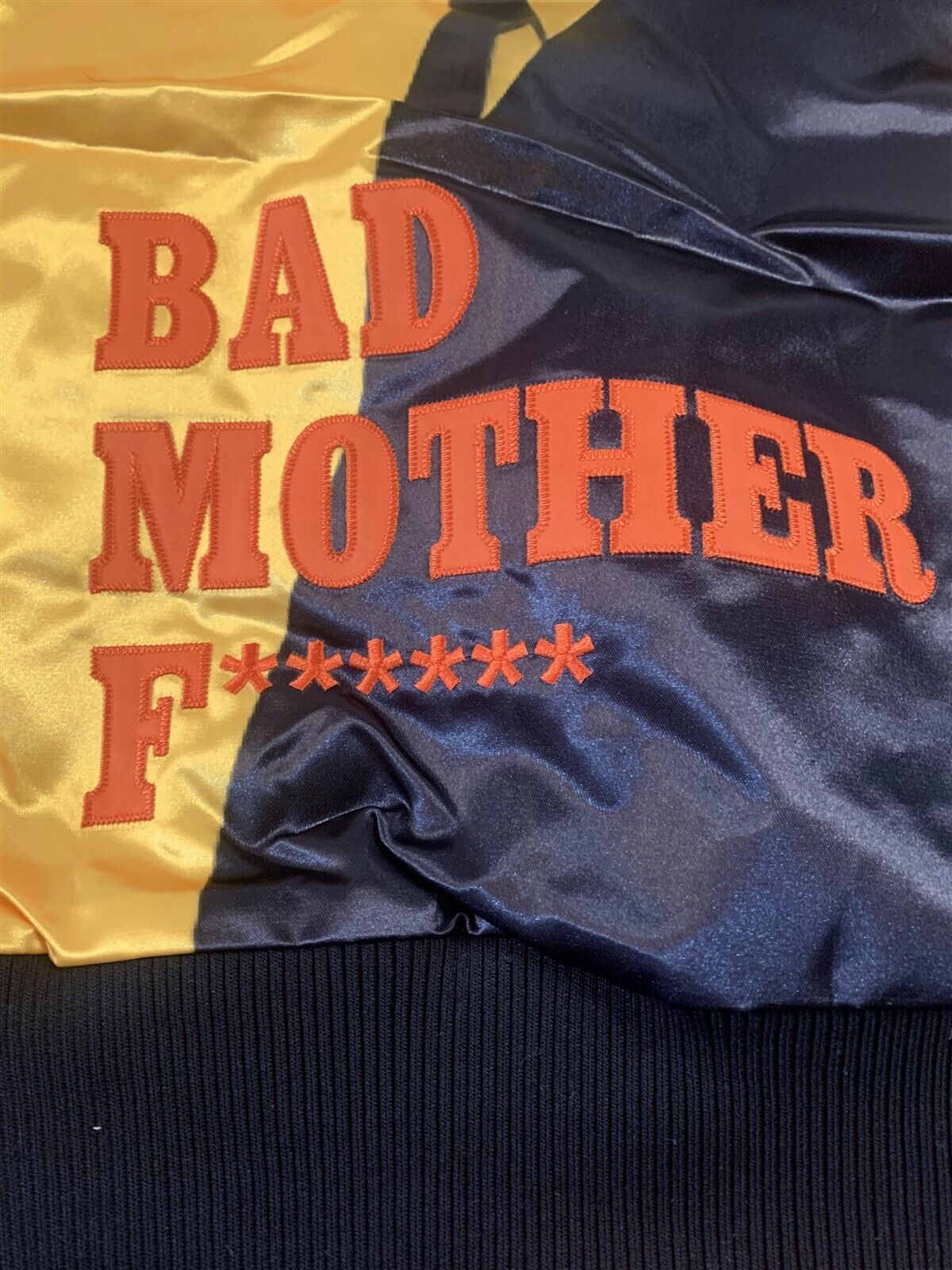 Pulp Fiction Bad Mother F Street Legend Satin Jacket By Headgear Classics