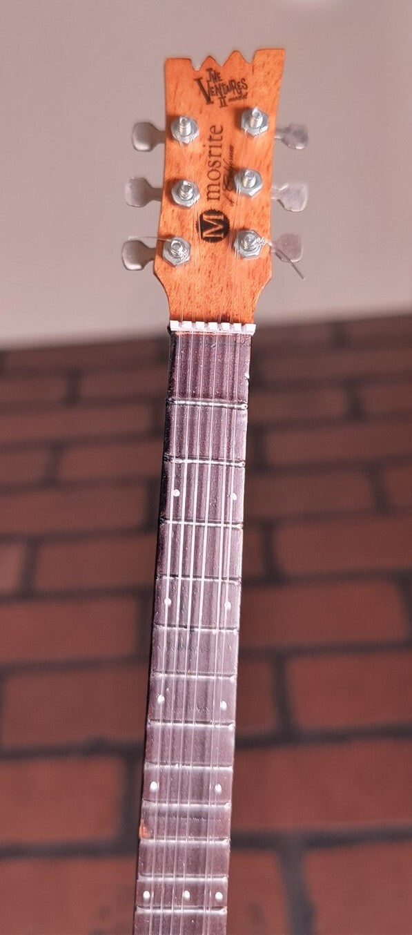 JOHNNY RAMONE -Sig 1965 Mosrite Ventures II Replica 1:4 Scale Guitar ~Axe Heaven