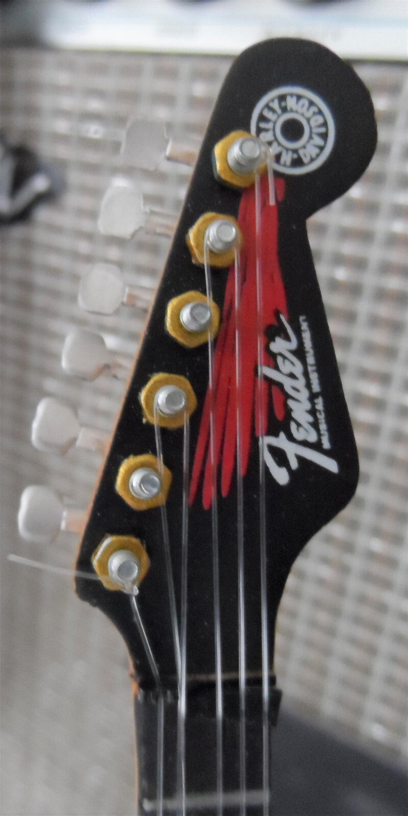 HARLEY DAVIDSON Custom Fender Strat 1:4 Scale Replica Guitar ~Axe Heaven~