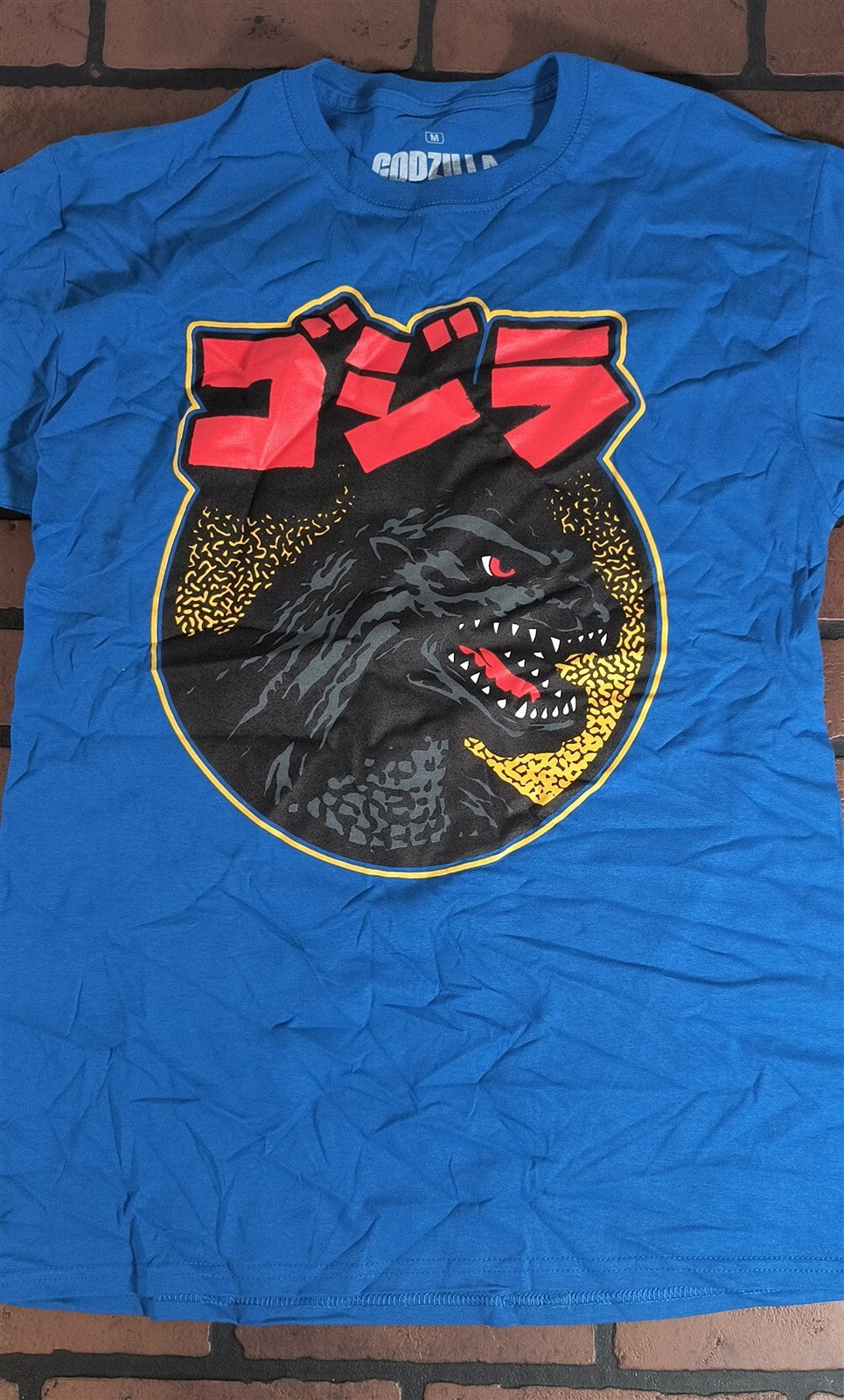 GODZILLA Japanese Headshot Blue T-shirt ~Never Worn~ S M L