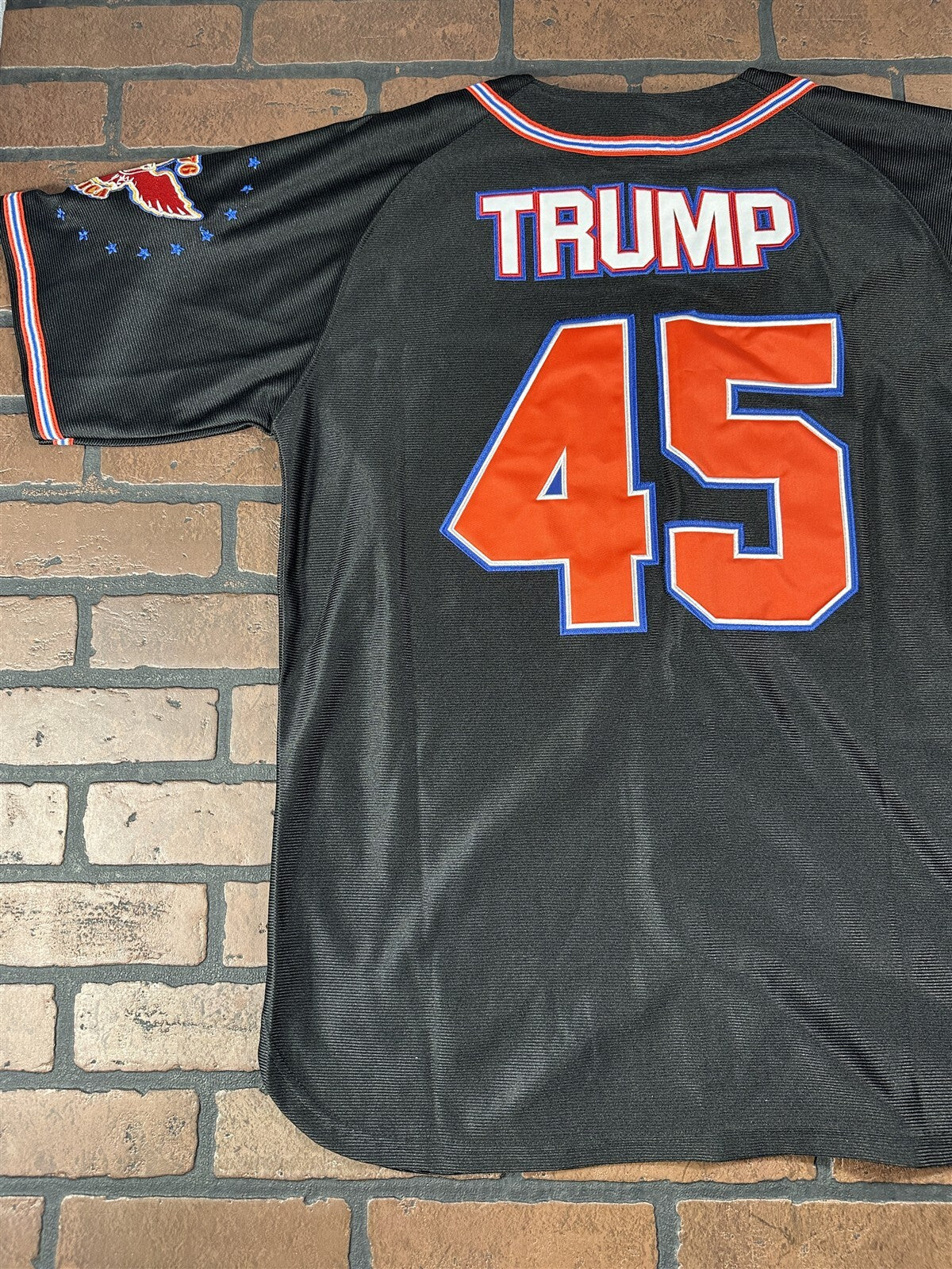 TRUMP USA #45 Headgear Classics Baseball Jersey ~Never Worn~ M L XL XXL