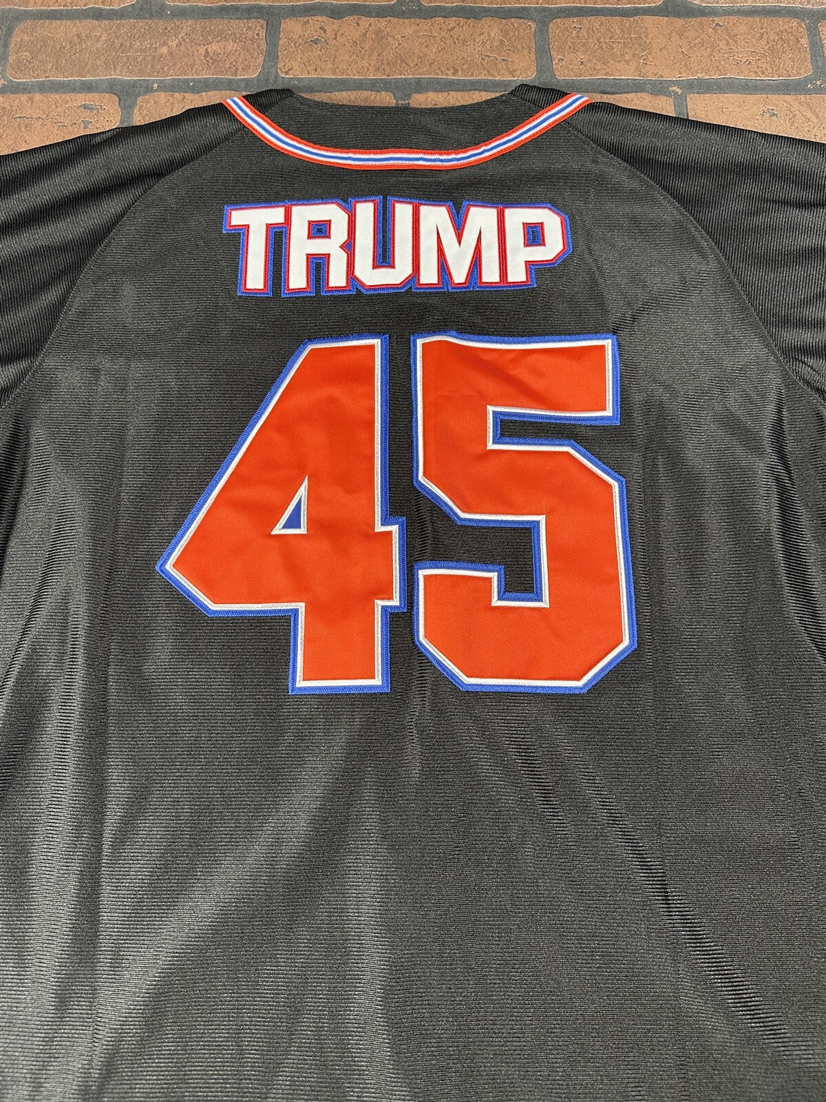TRUMP USA #45 Headgear Classics Baseball Jersey ~Never Worn~ M L XL XXL