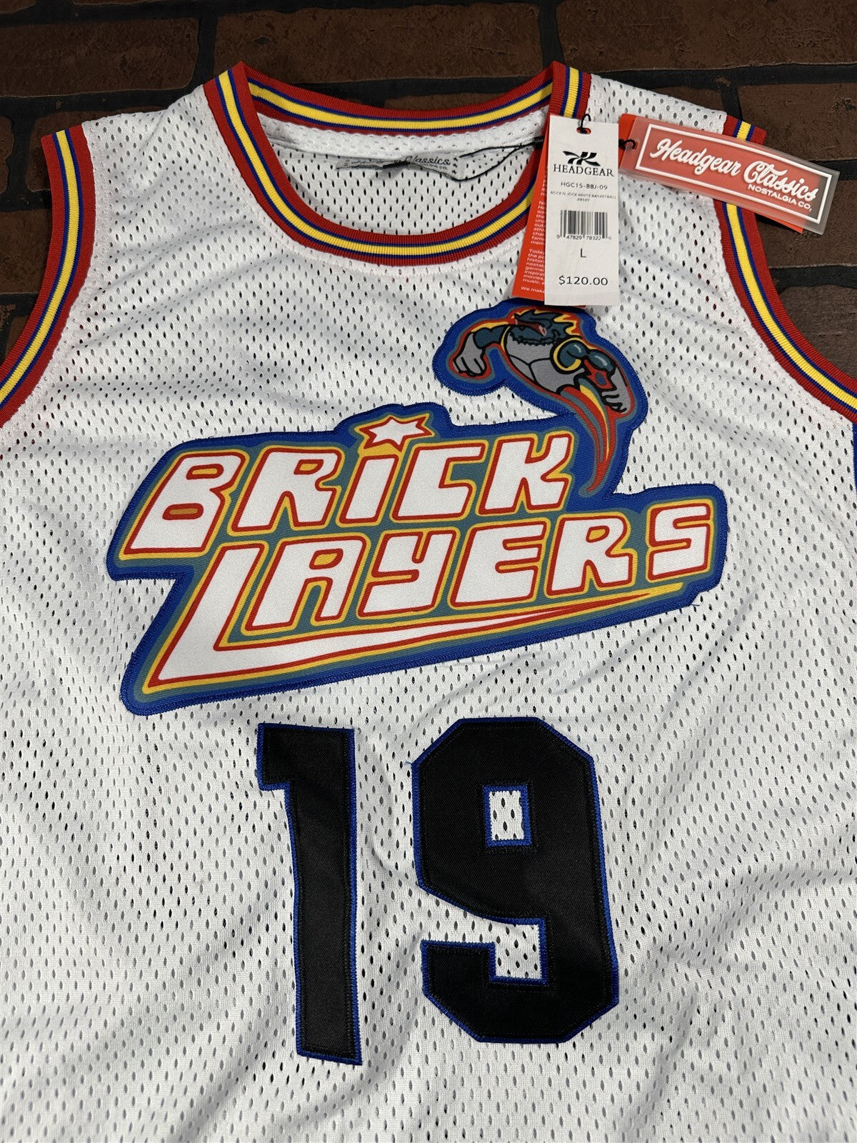 MTV BRICKLAYERS/AALIYAH Headgear Classics Basketball Jersey~New~M L XL 2XL