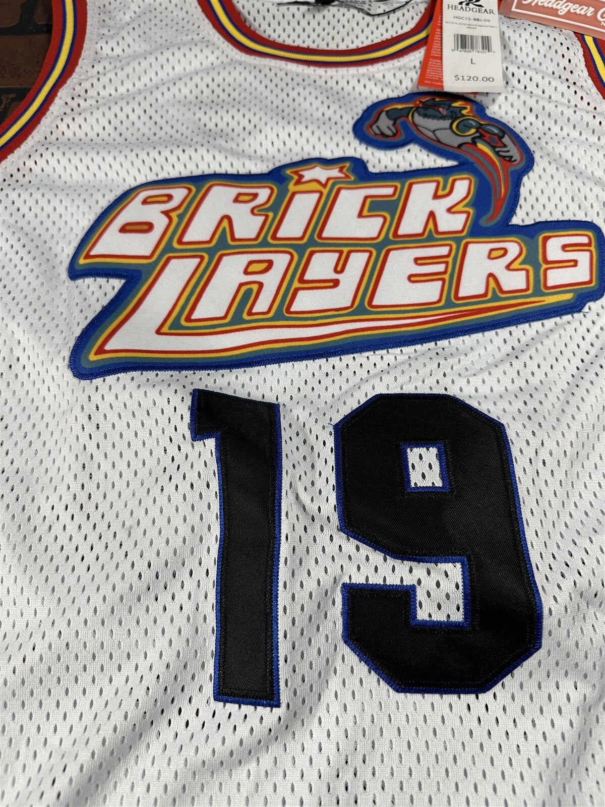MTV BRICKLAYERS/AALIYAH Headgear Classics Basketball Jersey~New~M L XL 2XL