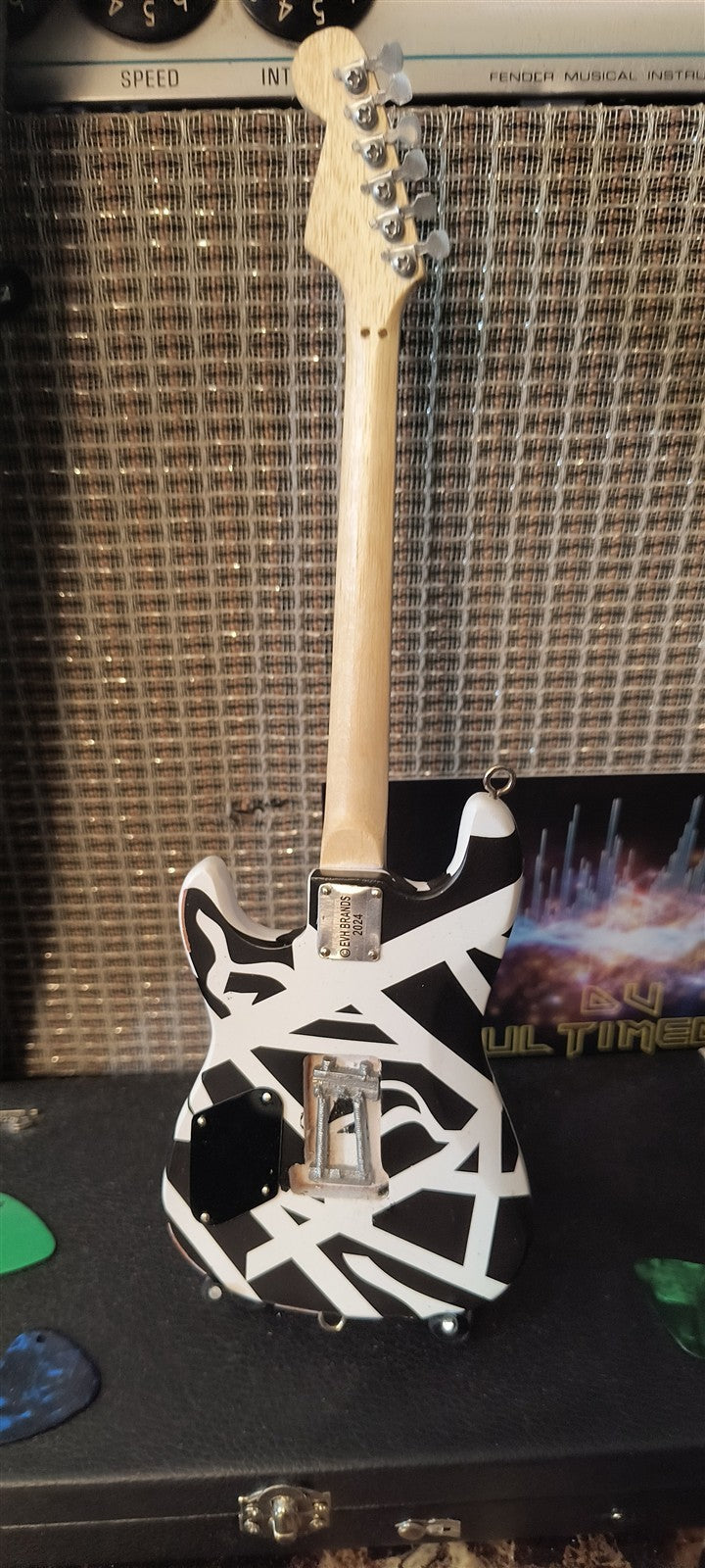 EDDIE VAN HALEN- 1981 Fair Warning "Shapes" 1:4 Scale Replica Guitar ~Licensed~