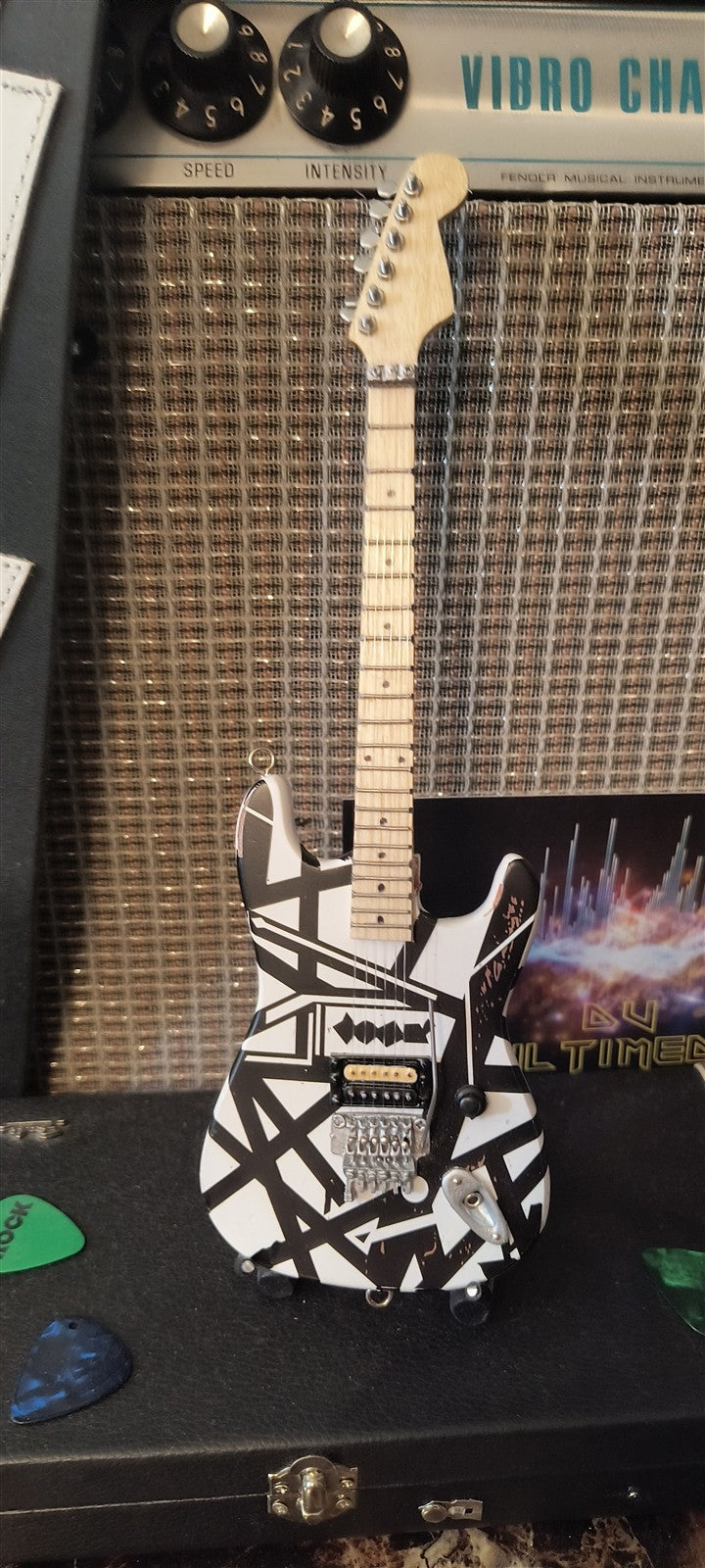 EDDIE VAN HALEN- 1981 Fair Warning "Shapes" 1:4 Scale Replica Guitar ~Licensed~
