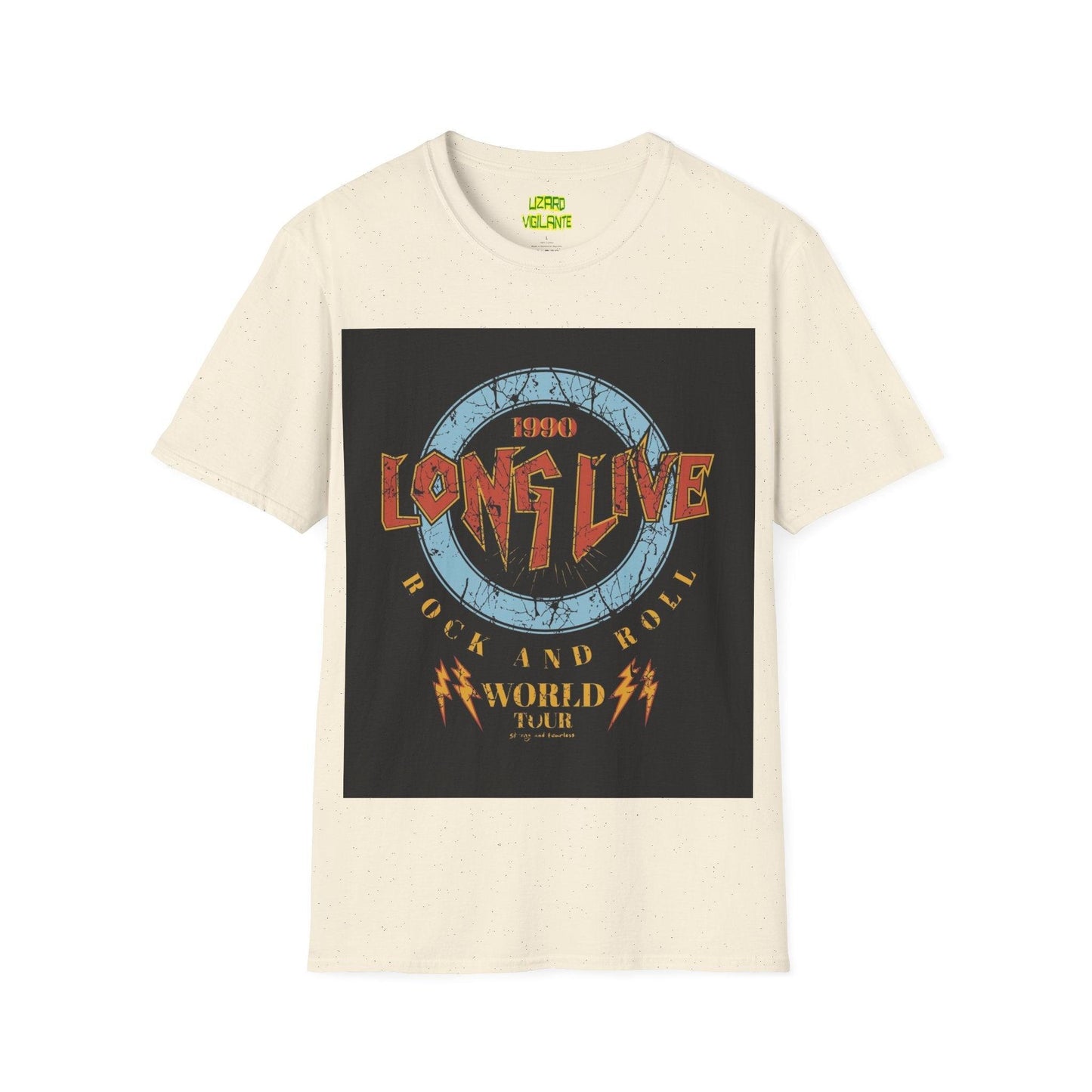 Long Live Rock And Roll Unisex Softstyle T-Shirt - Lizard Vigilante