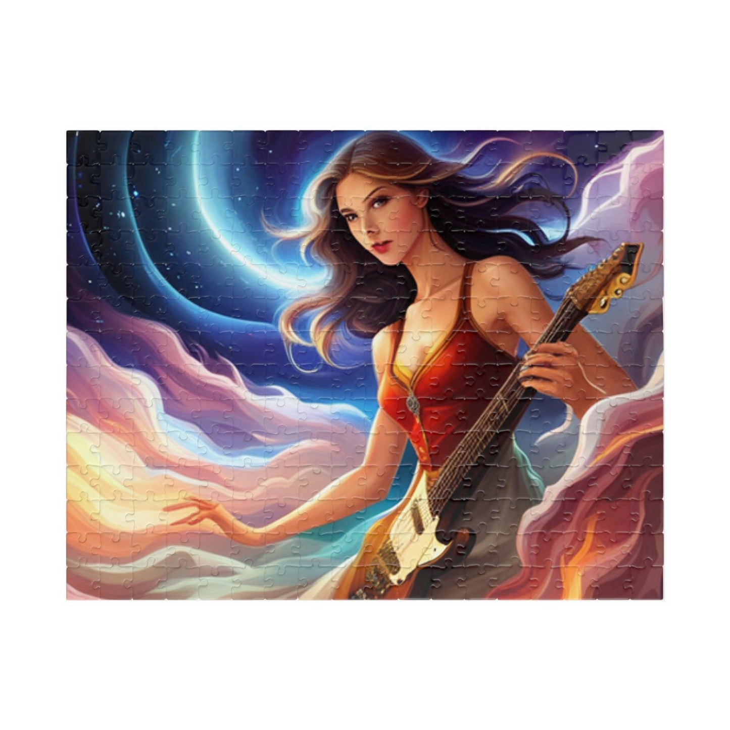 Guitar Princess Puzzle (110, 252, 500, 1014-piece) - Lizard Vigilante