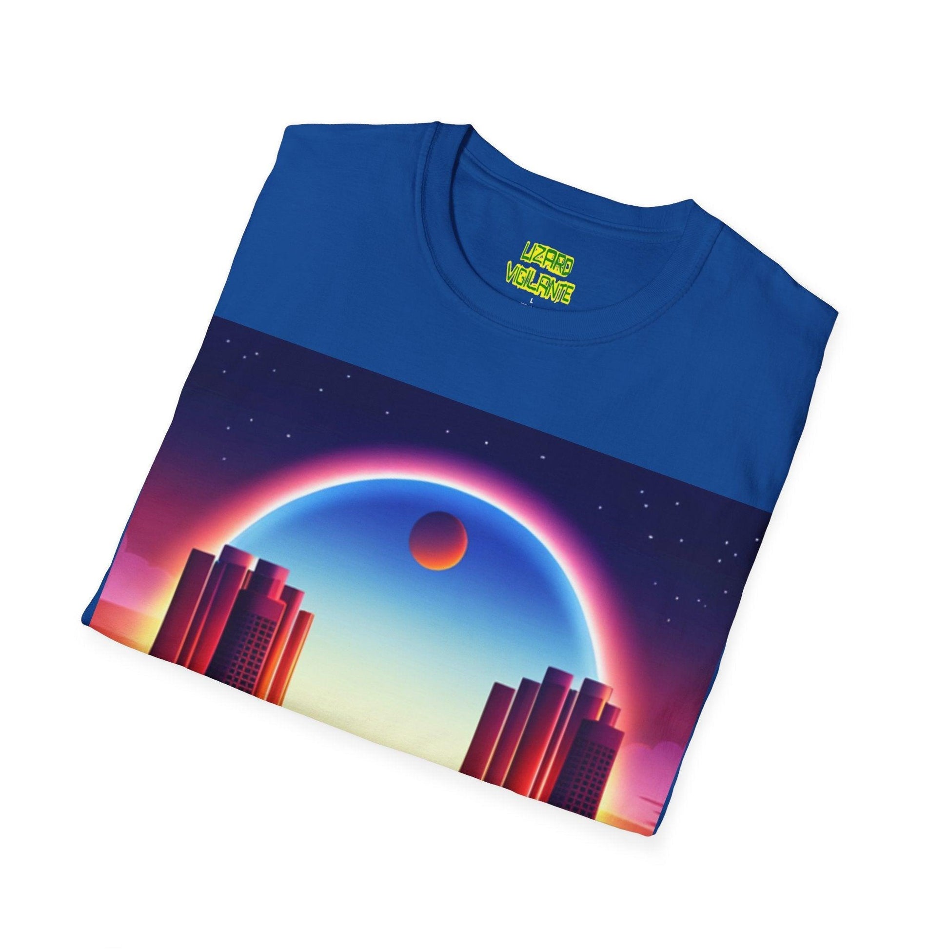 Eclipsed Won Unisex Softstyle T-Shirt - Lizard Vigilante