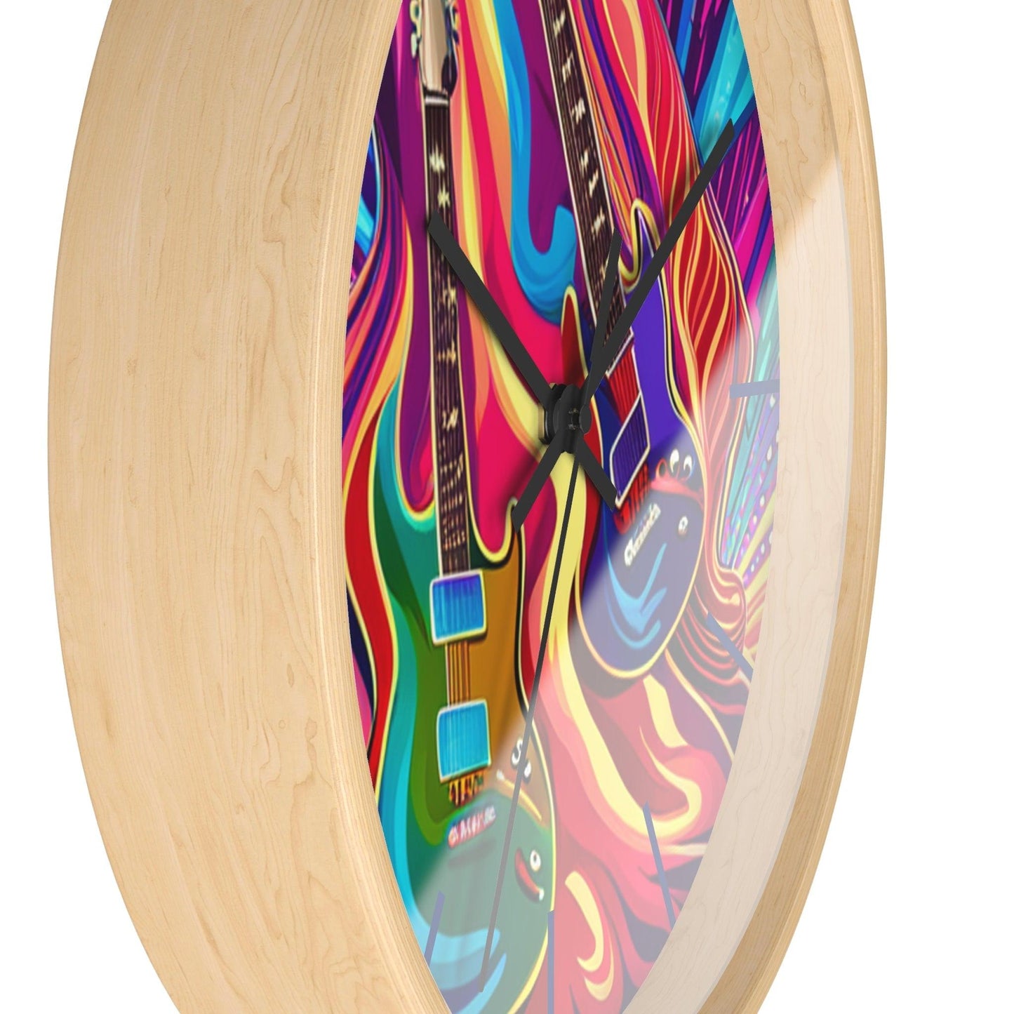 Psychedelic Things Wall Clock - Lizard Vigilante