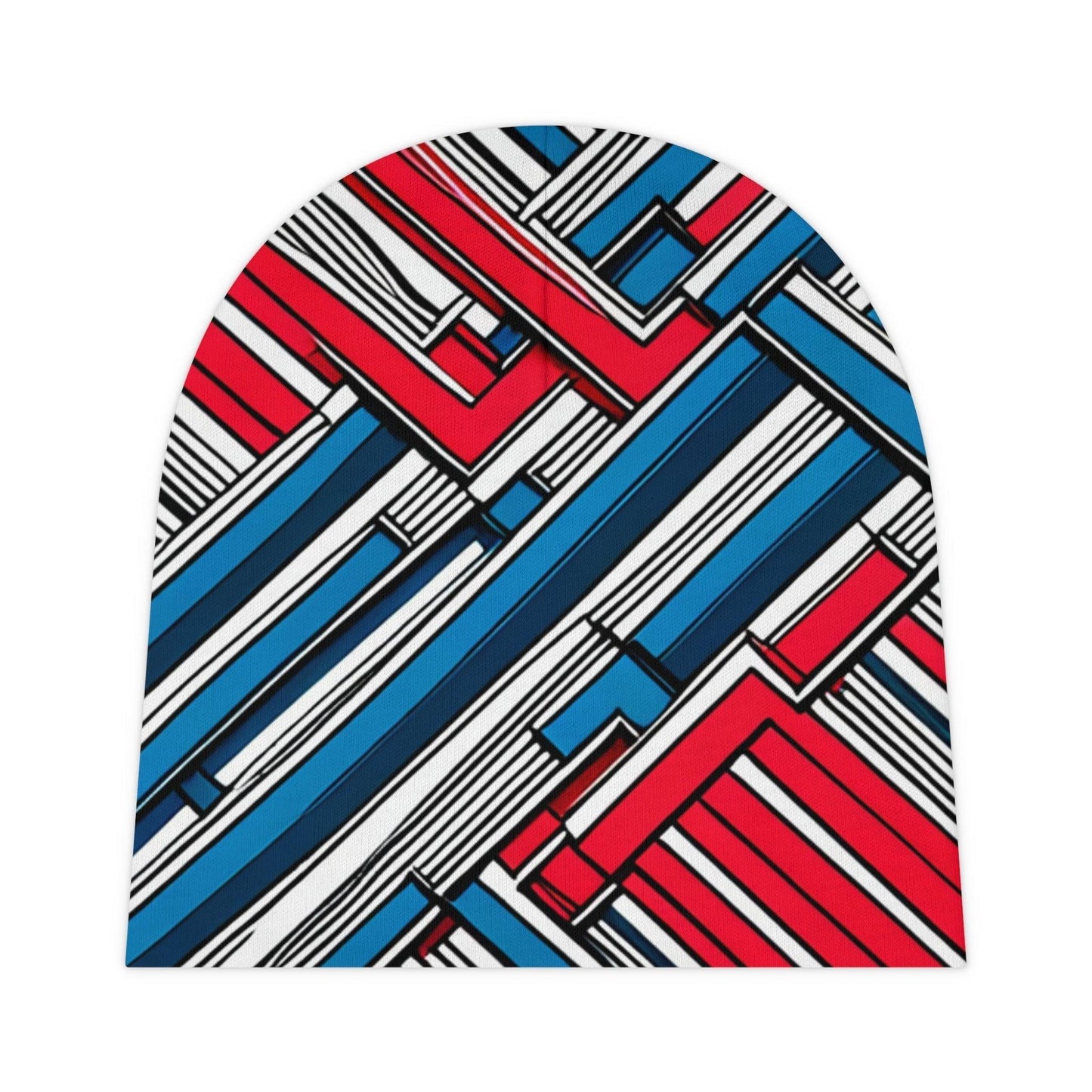 Geometric Patriot Baby Beanie - Lizard Vigilante