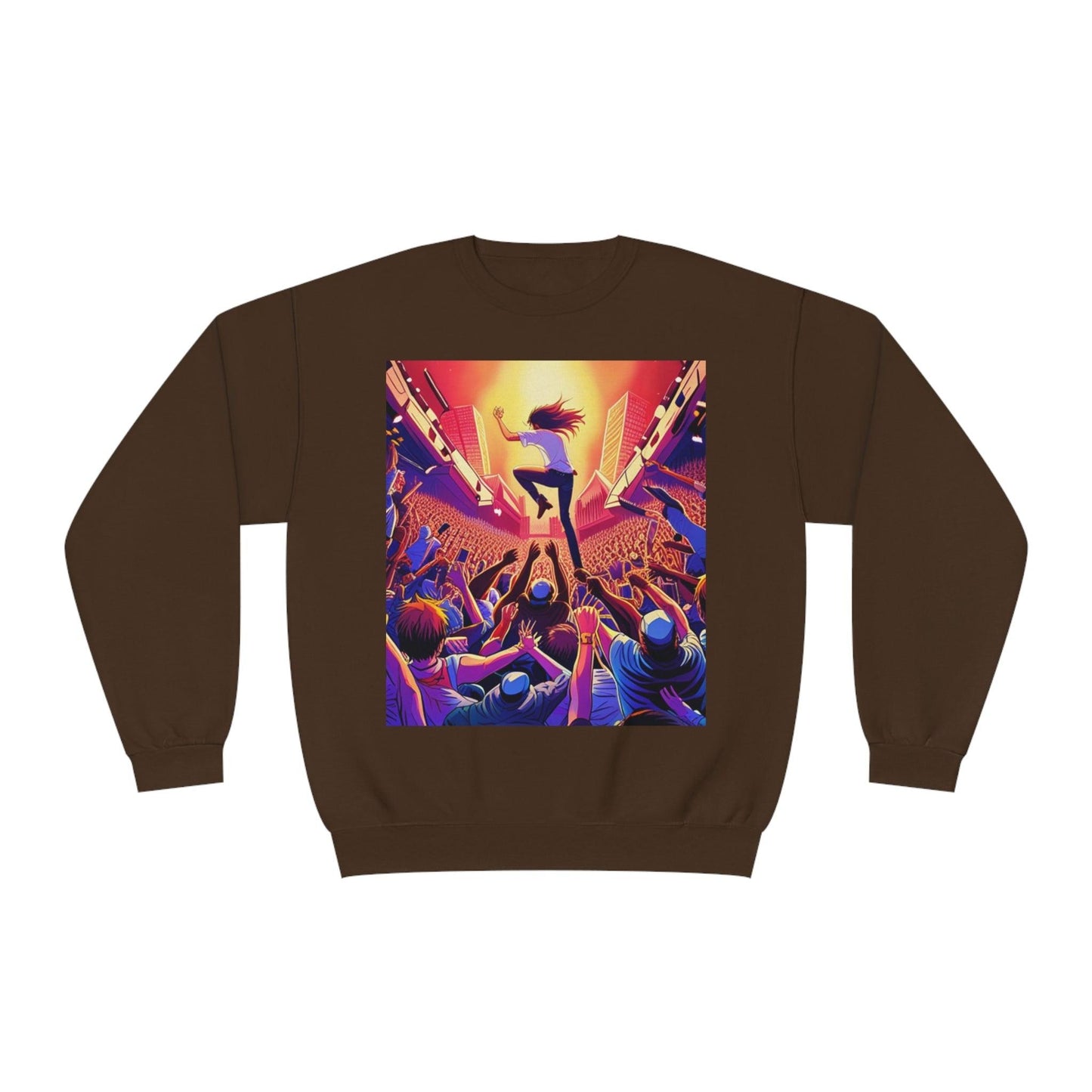 Metal Anime Unisex NuBlend® Crewneck Sweatshirt - Lizard Vigilante