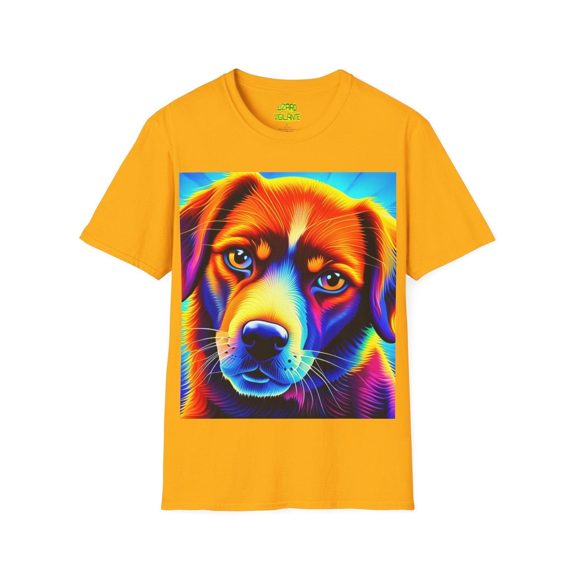 Prism Dog Unisex Softstyle T-Shirt - Lizard Vigilante