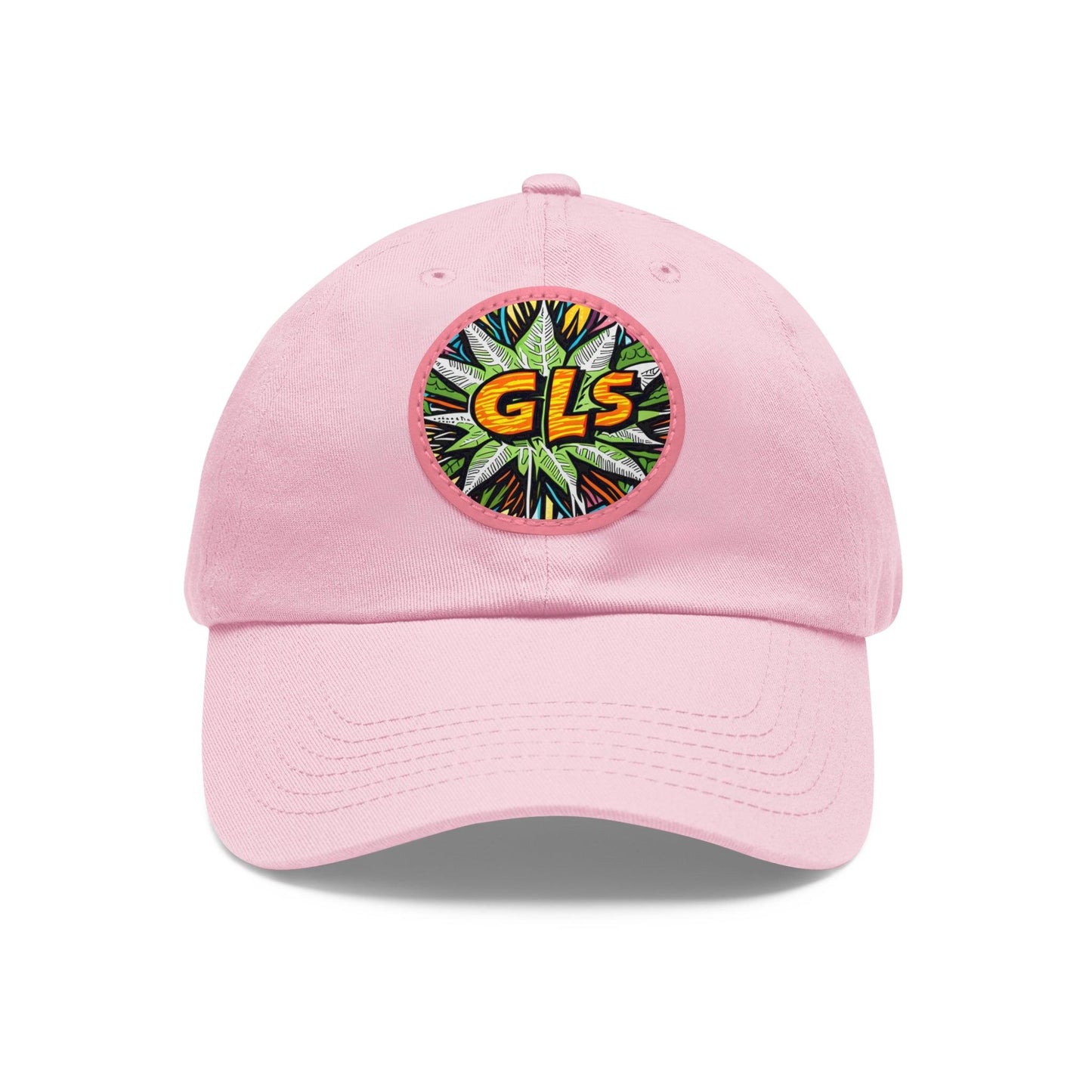 GreenLeaf Silo "GLS" Dad Hat with Leather Patch (Round) - Lizard Vigilante