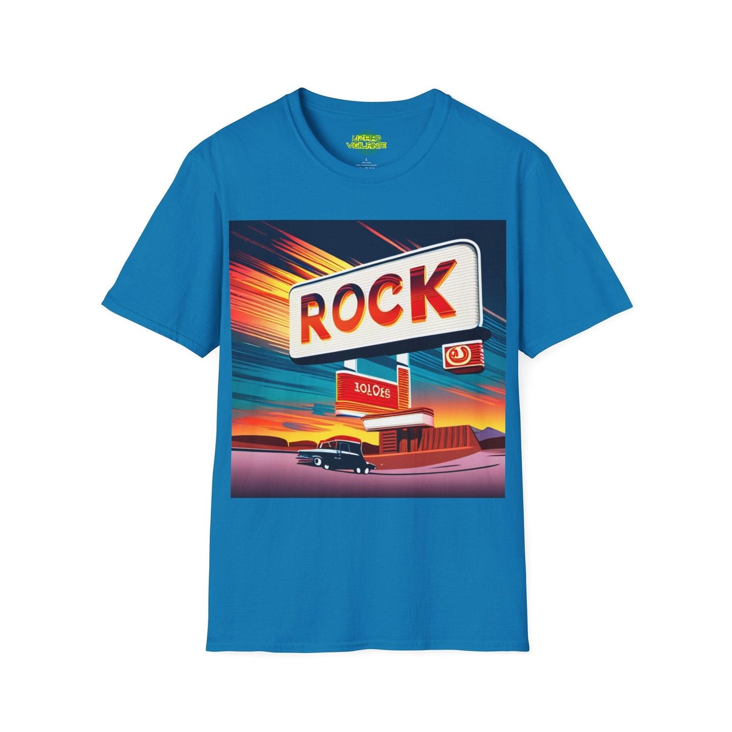 Rock Station Unisex Softstyle T-Shirt - Lizard Vigilante