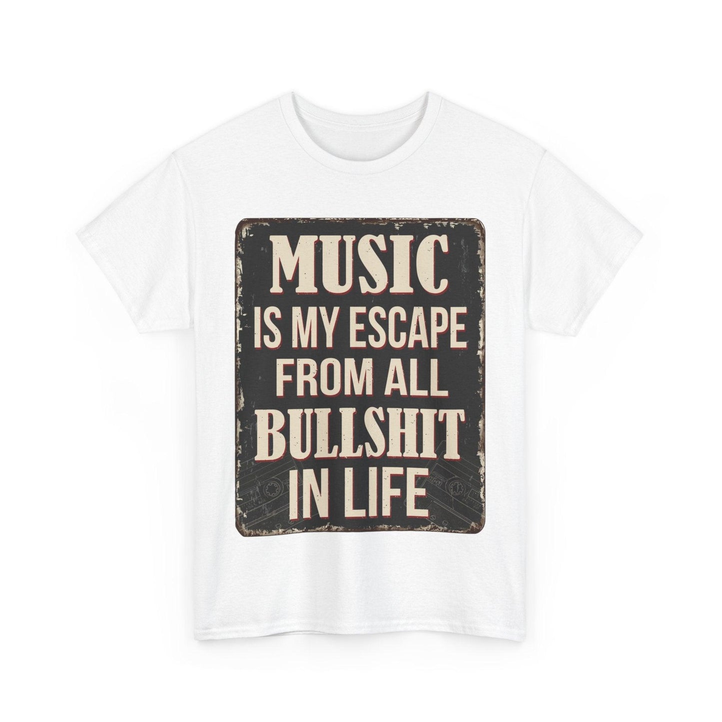 Music Escape Unisex Heavy Cotton Tee - Lizard Vigilante