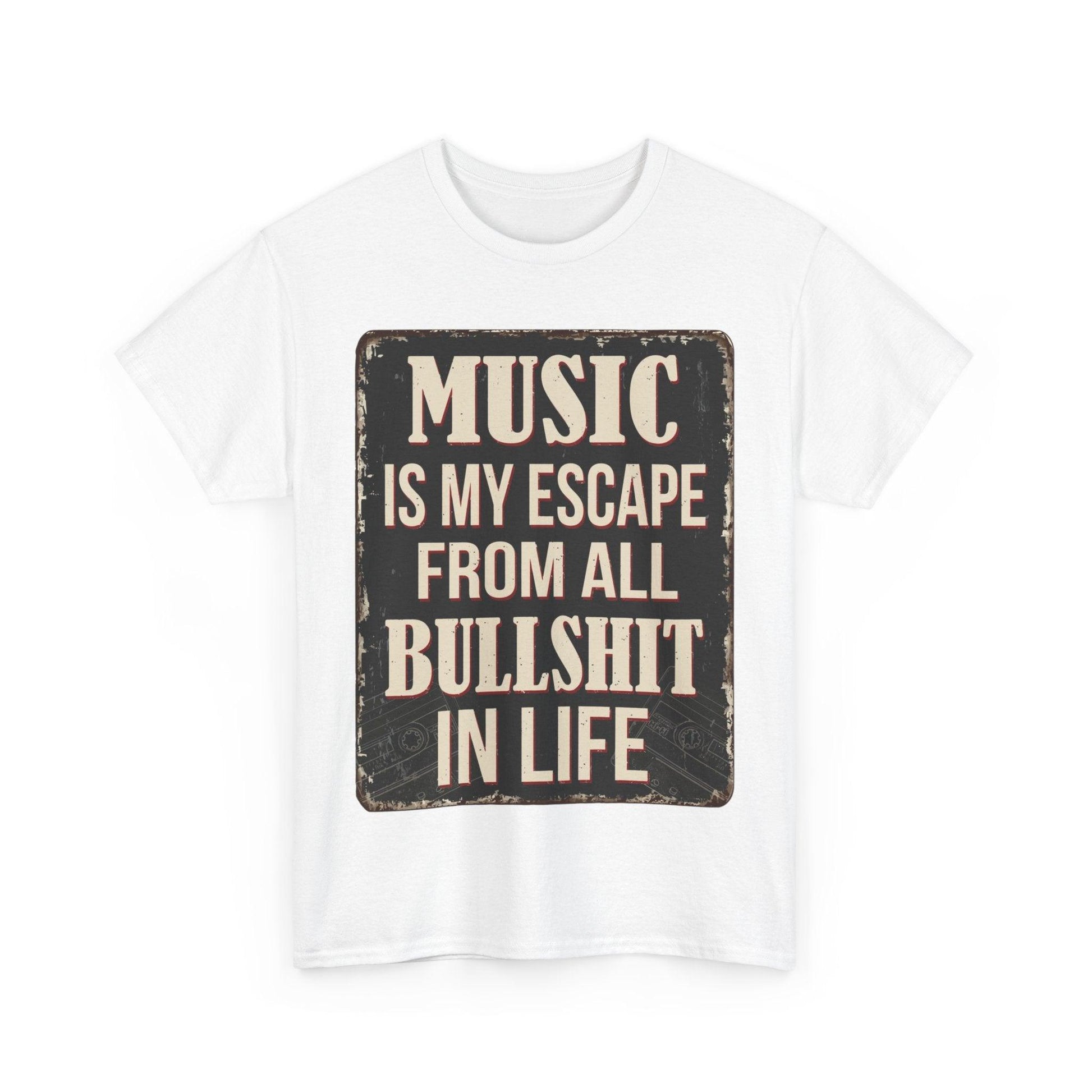 Music Escape Unisex Heavy Cotton Tee - Lizard Vigilante