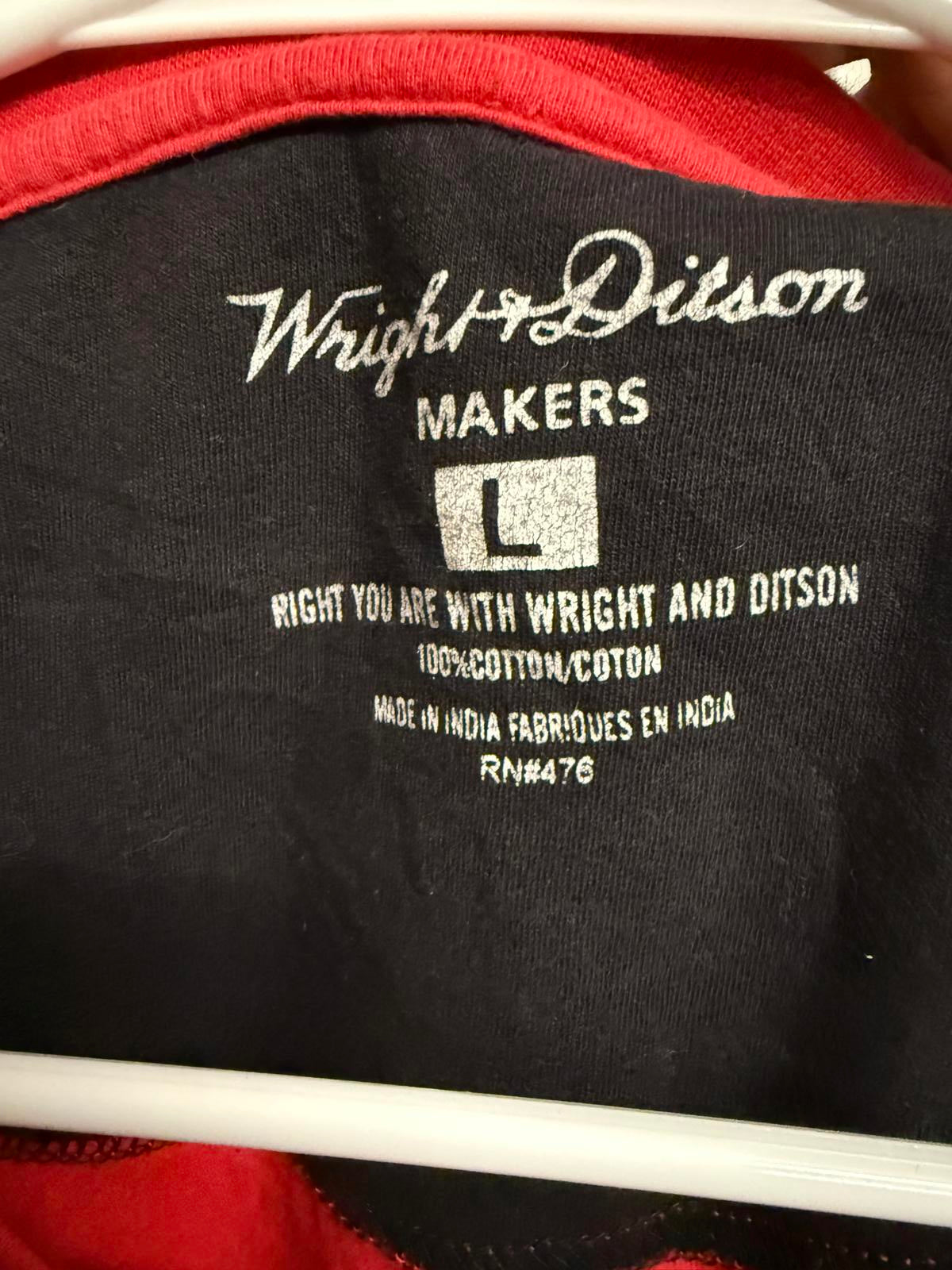 NHL Chicago Blackhawks T-shirt Jersey Hockey V-Neck L