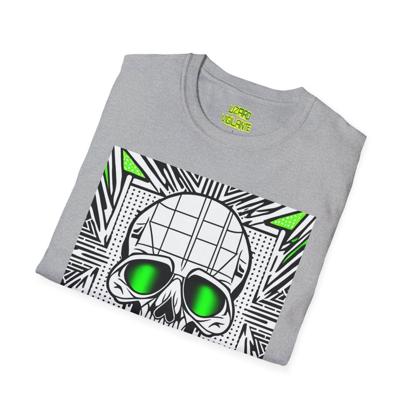 Skull Survey Unisex Softstyle T-Shirt - Lizard Vigilante