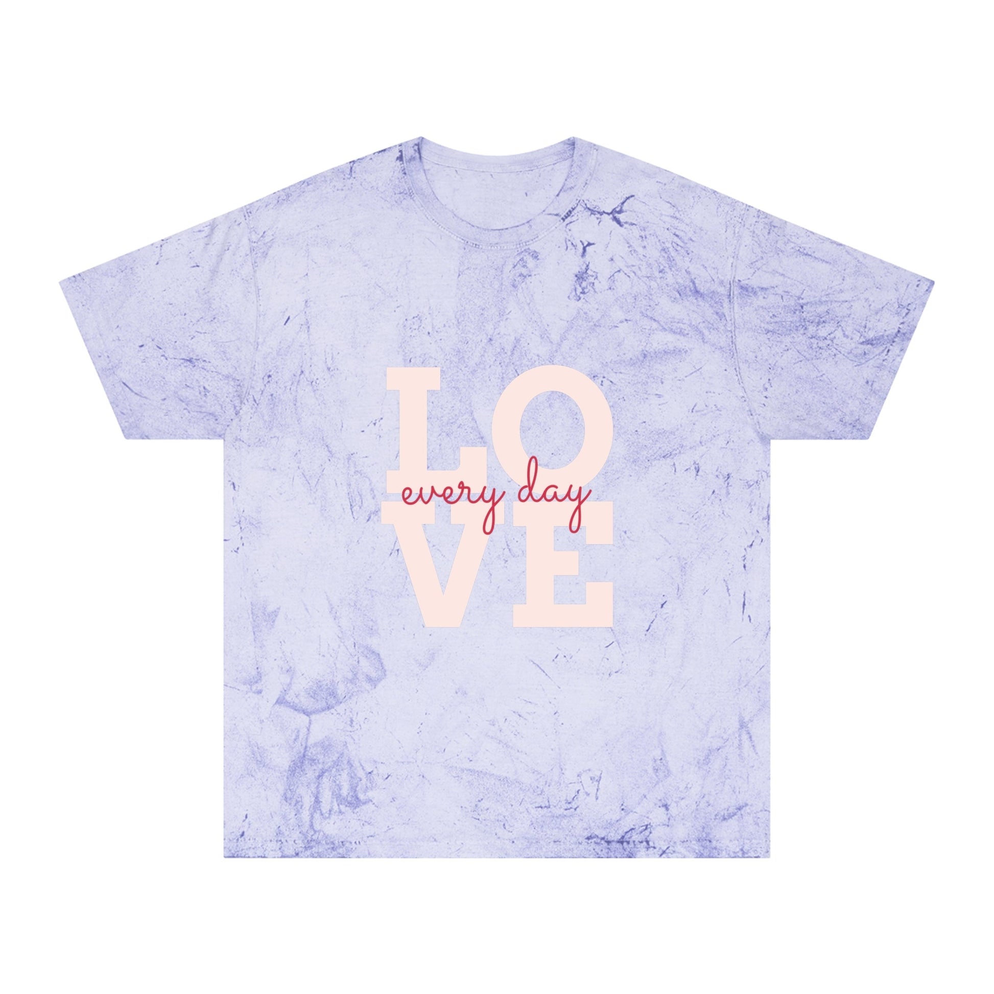 Love every day Unisex Color Blast T-Shirt Valentine’s Day Tee - Lizard Vigilante
