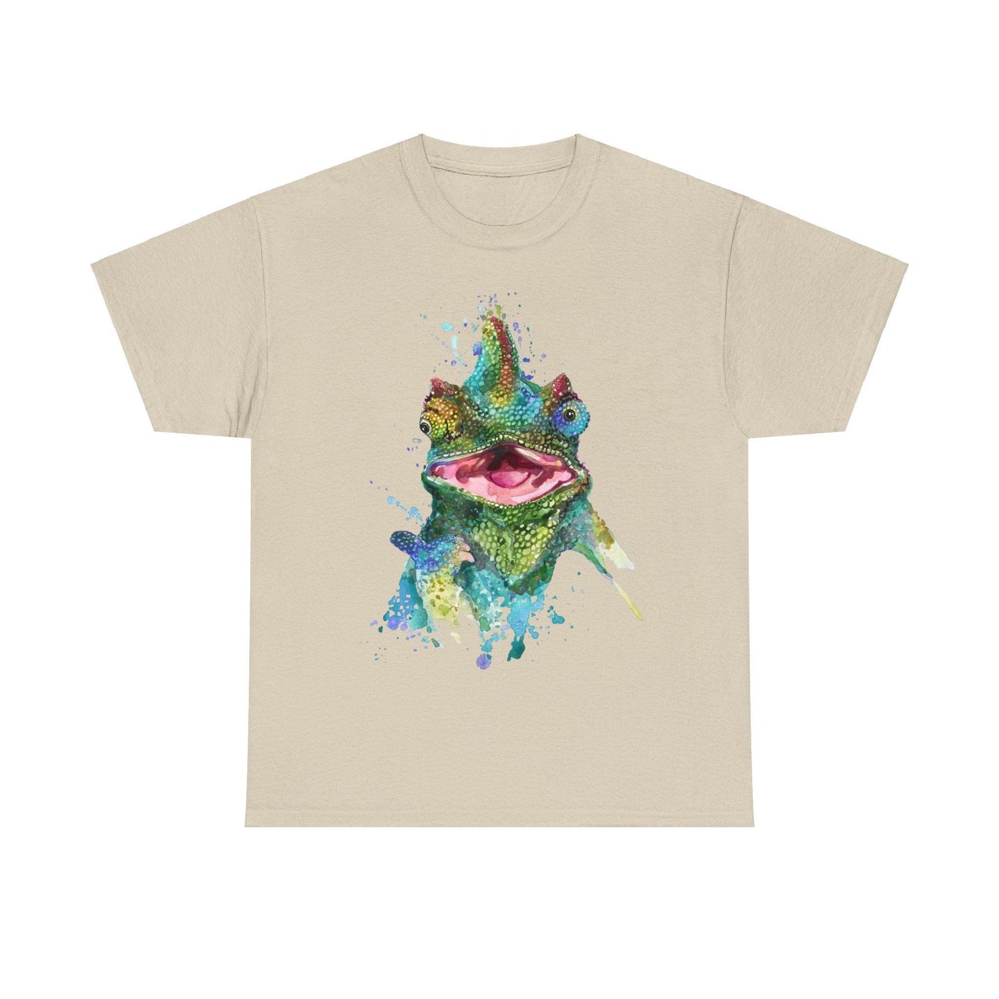 Wild Lizard Graphic Unisex Heavy Cotton Tee - Premium T-Shirt from Printify - Just $15.13! Shop now at Lizard Vigilante