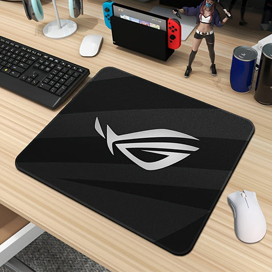 1pc 4mm Thick Gaming Mouse Pad With Locking Edge, Ideal For Esports And Office Use
