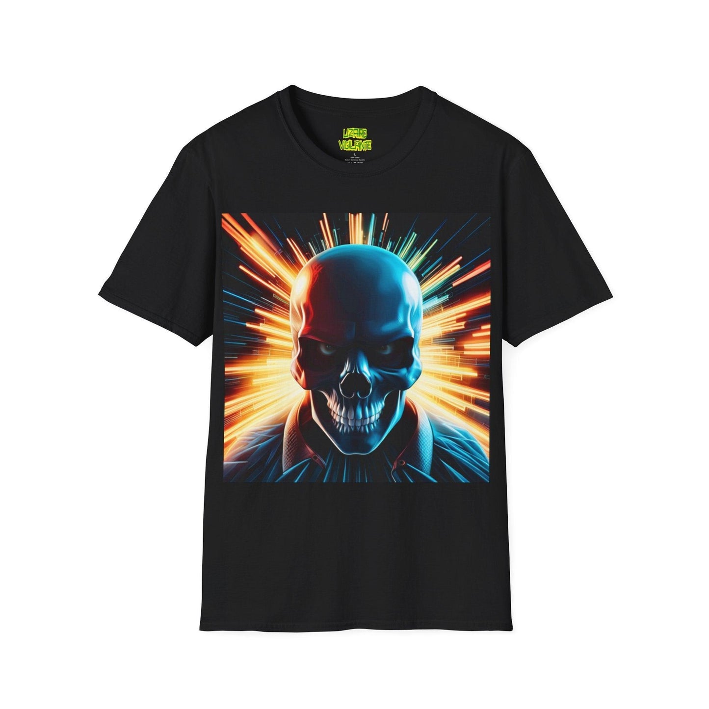 Skull Blaster Unisex Softstyle T-Shirt - Lizard Vigilante