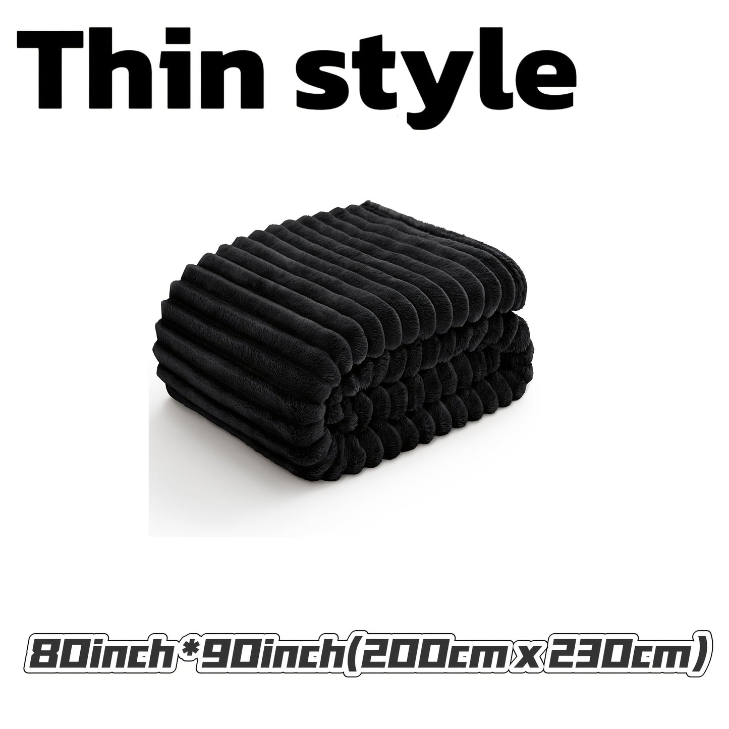 1pc Cozy Double-Sided 3D Rabbit Hair Blanket - Soft, Warm, and Fuzzy for Snuggling Up - Perfect for Office, Outdoor Camping, Sofa, and Gift Giving