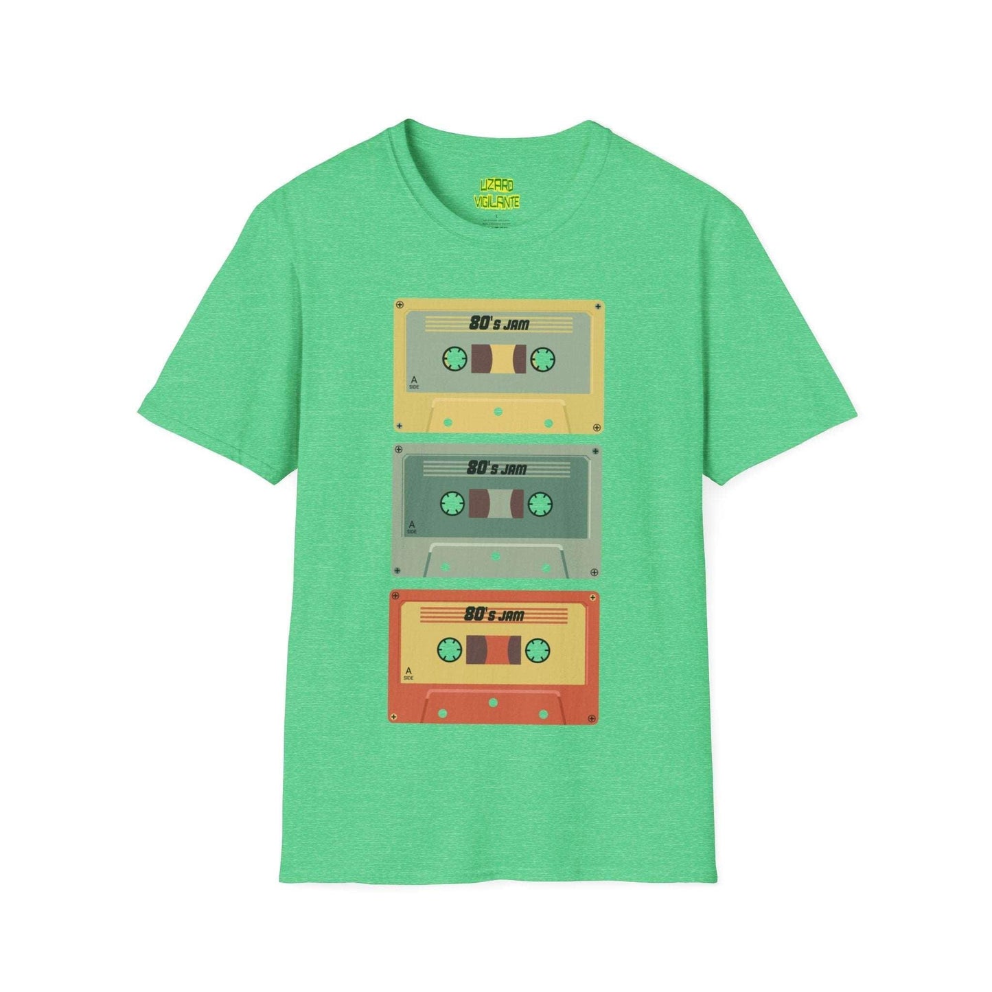 80s Jam MixTape Cassettes Unisex Softstyle T-Shirt - Lizard Vigilante