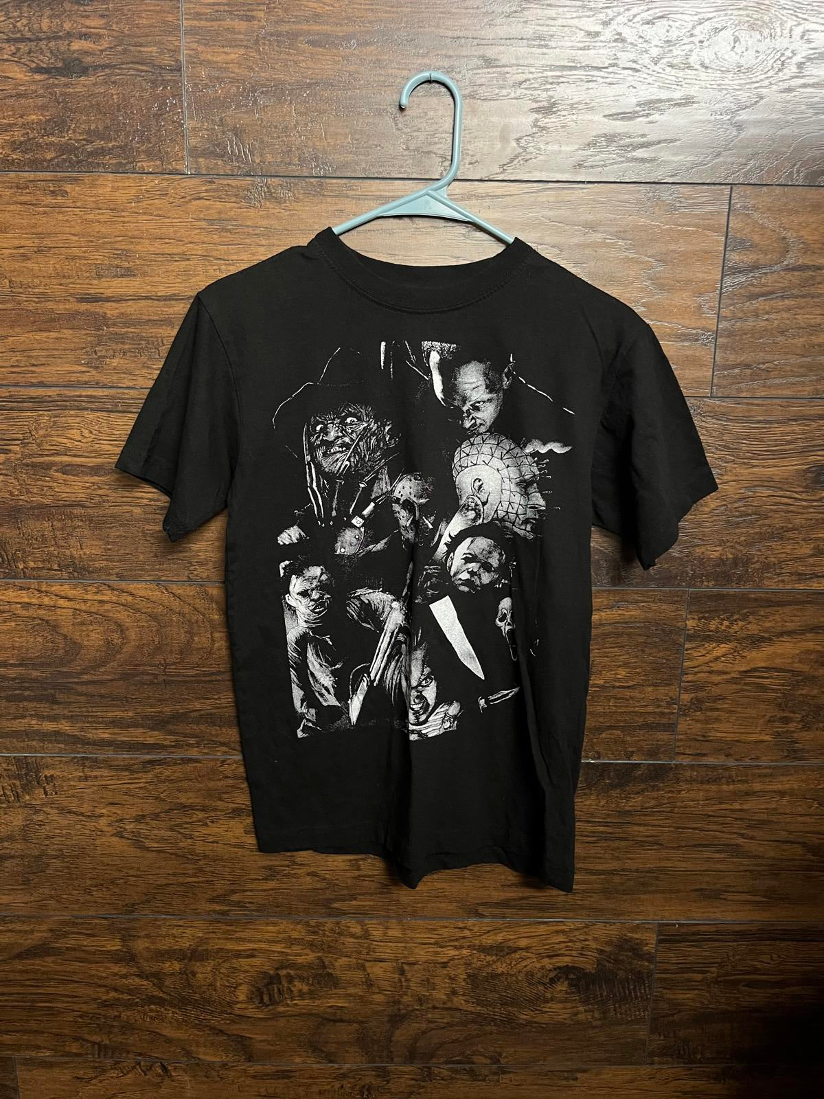 T-shirt Halloween Horror Movie Bad Guys Tee - S