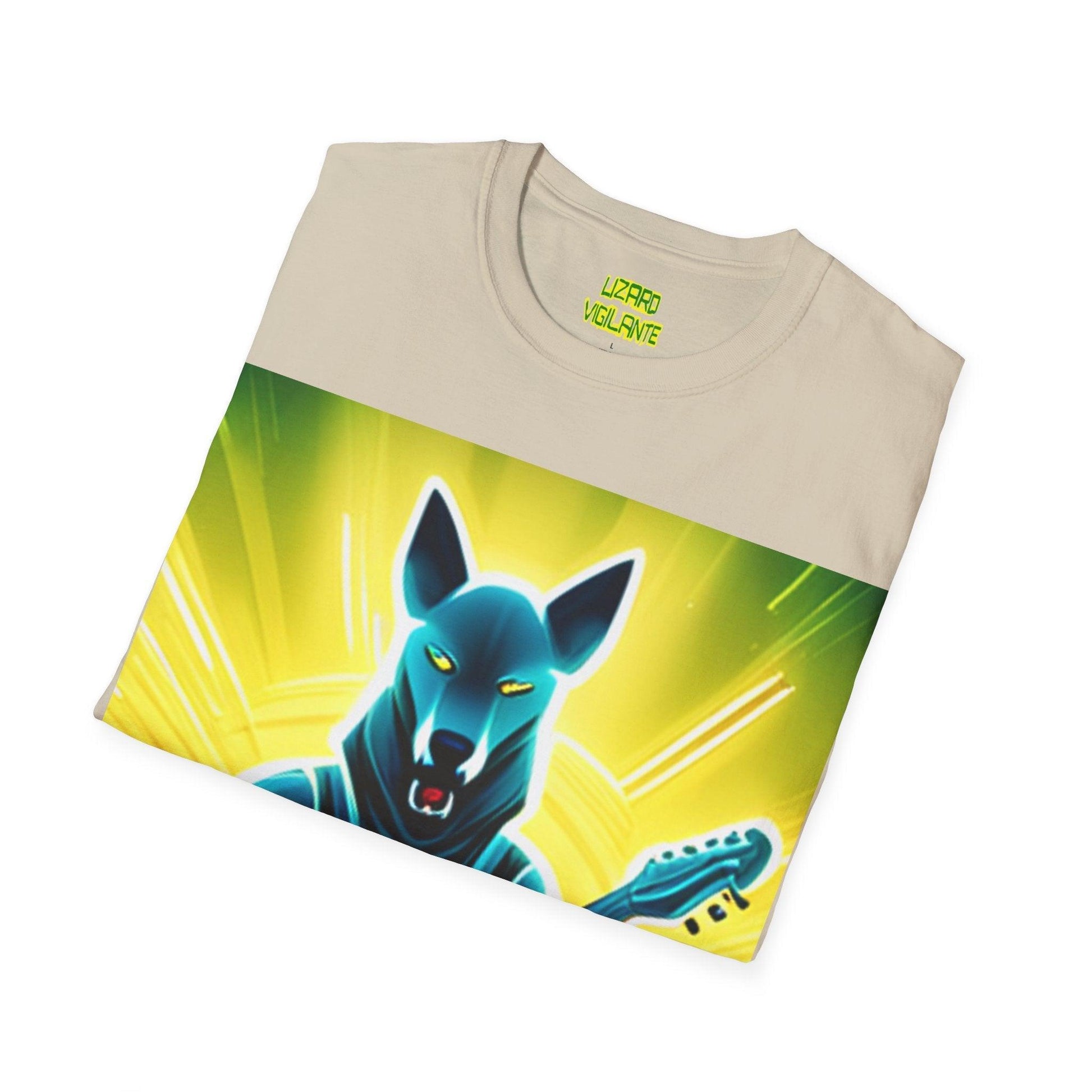 7-String Dog Unisex Softstyle T-Shirt - Lizard Vigilante