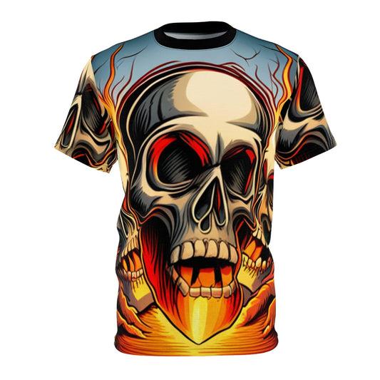 Horrorfied Skulls Unisex Tee - Lizard Vigilante