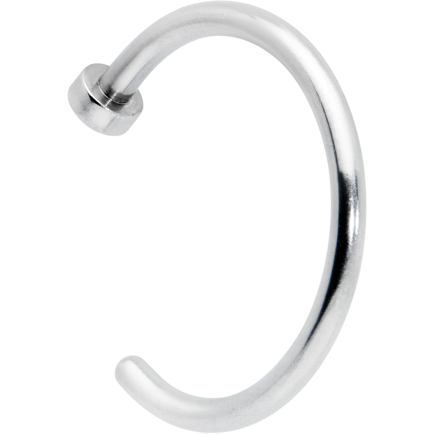 18G Stainless Steel Nose Hoop - 3/8