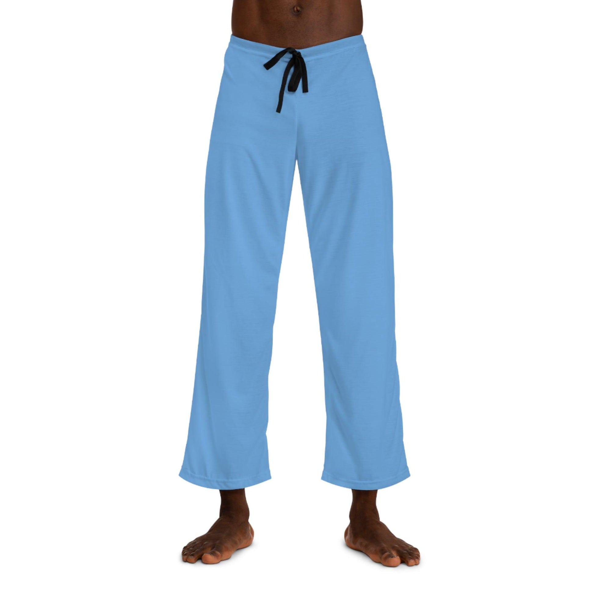 Men's Pajama Pants - Light Blue - Lizard Vigilante