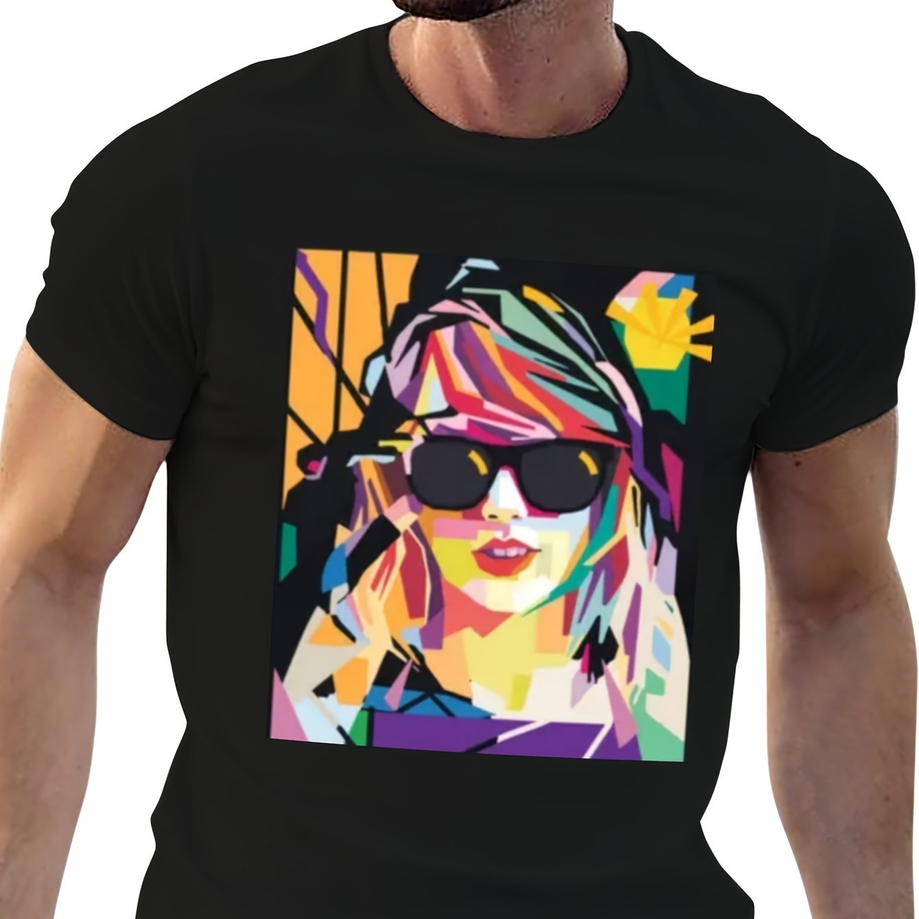 Vintage Taylor Swift Era Tour Men's Casual Short Sleeve T-Shirt – Boho Concert Apparel - Premium  from Lizard Vigilante - Just $26.99! Shop now at Lizard Vigilante