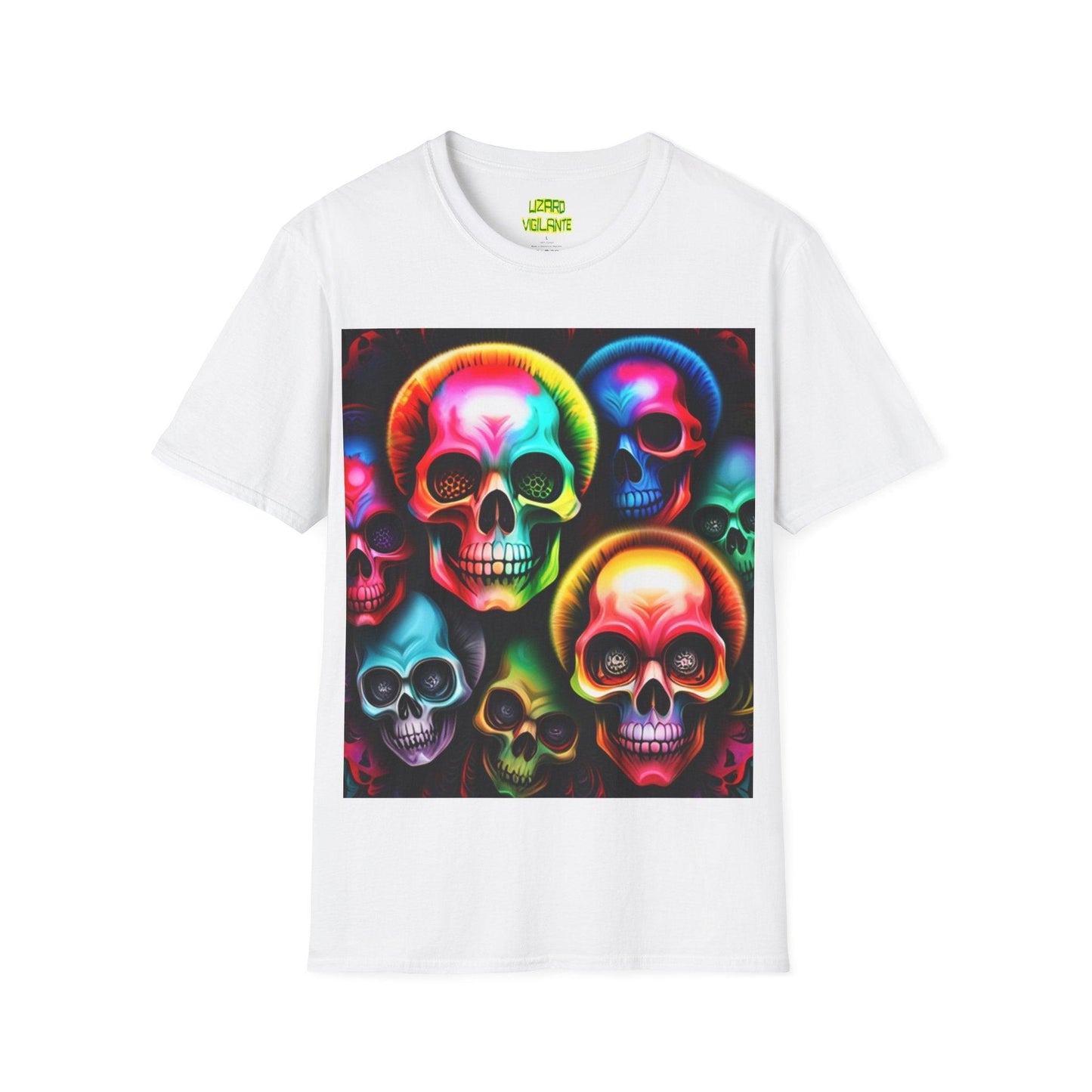 Pile Of Beautiful Skullers Unisex Softstyle T-Shirt - Lizard Vigilante