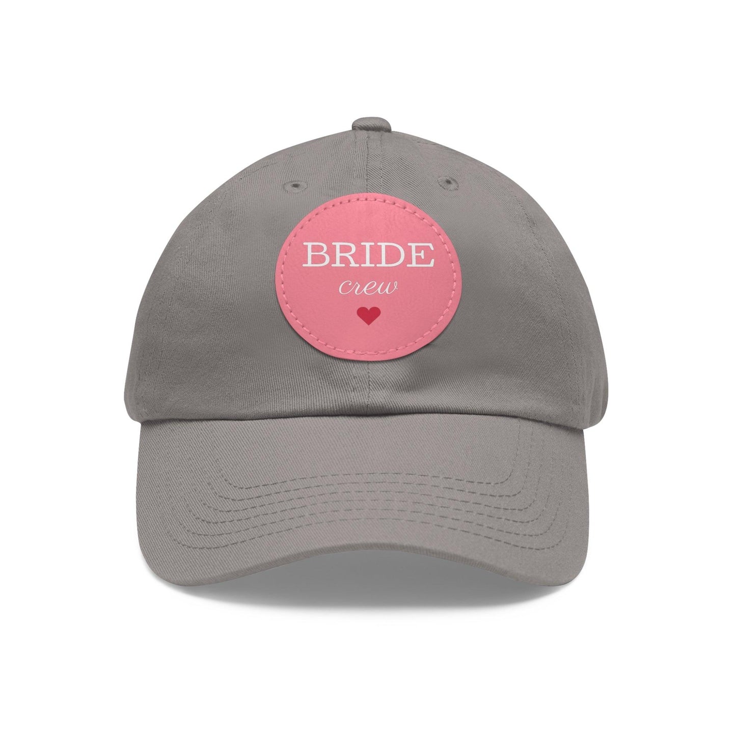 Bride Crew Dad Hat with Leather Patch (Round) - Lizard Vigilante