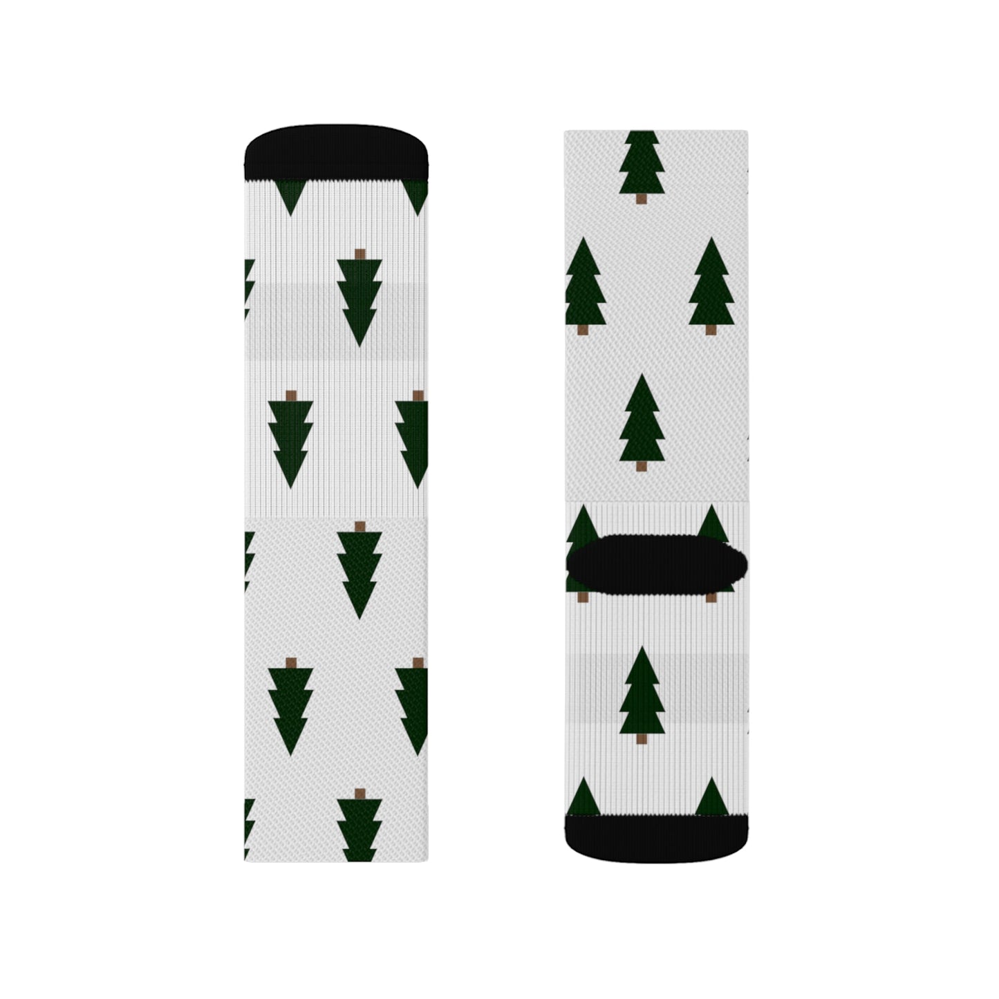 Christmas Trees Sublimation Socks - Lizard Vigilante