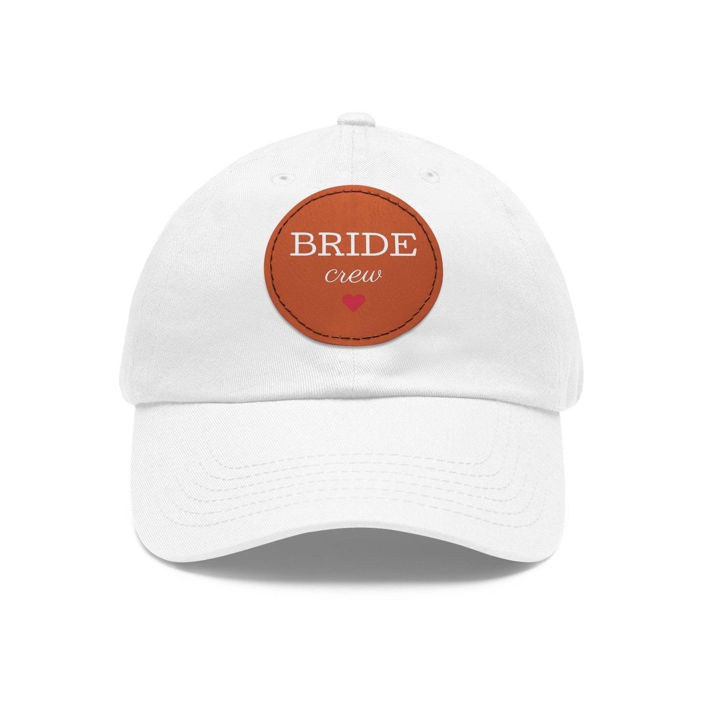 Bride Crew Dad Hat with Leather Patch (Round) - Lizard Vigilante