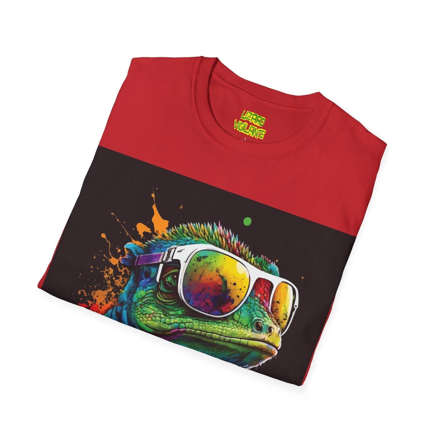 Shlizard Unisex Softstyle T-Shirt - Lizard Vigilante