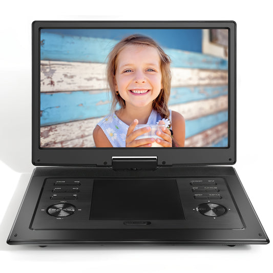 Portable DVD Player with 15.6" HD Screen | Perfect for Travel and Home - Premium dvd player from Lizard Vigilante - Just $97.99! Shop now at Lizard Vigilante