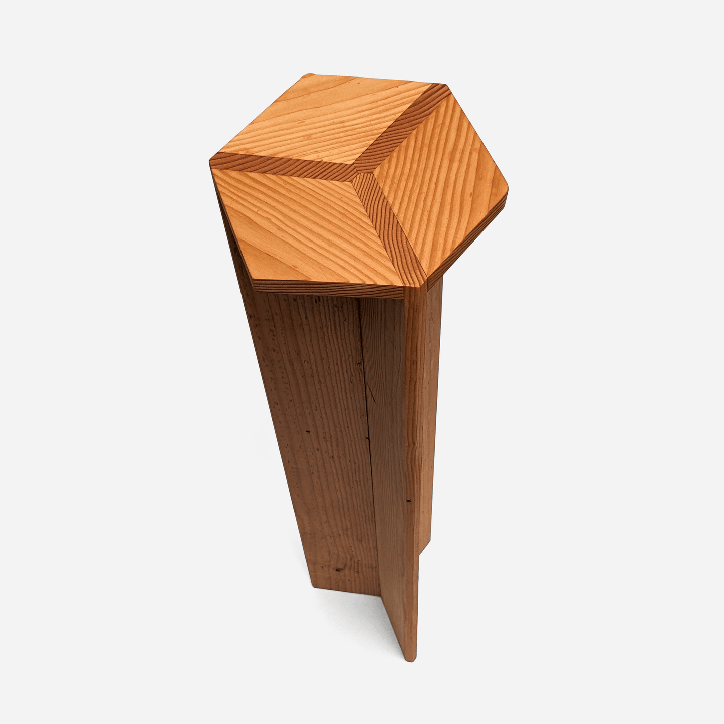 Hex Table - Handmade Doug Fir With Tung Oil Finish