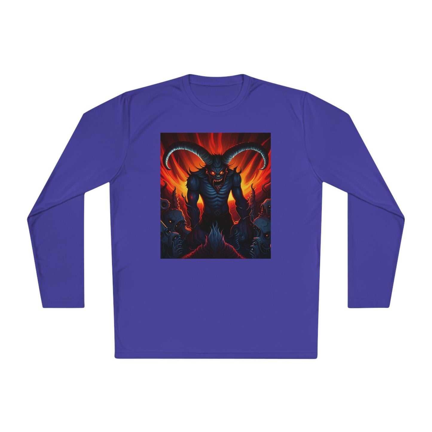 Horny Devil Unisex Lightweight Long Sleeve Tee - Lizard Vigilante