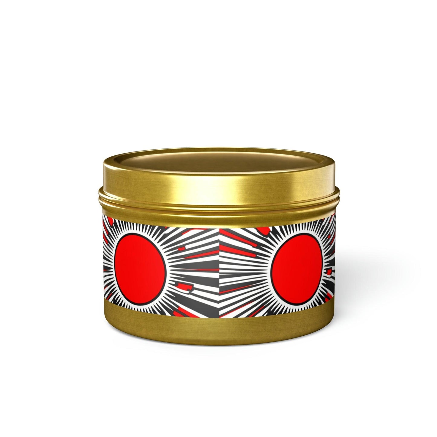 Red Circ Tin Candles - Lizard Vigilante