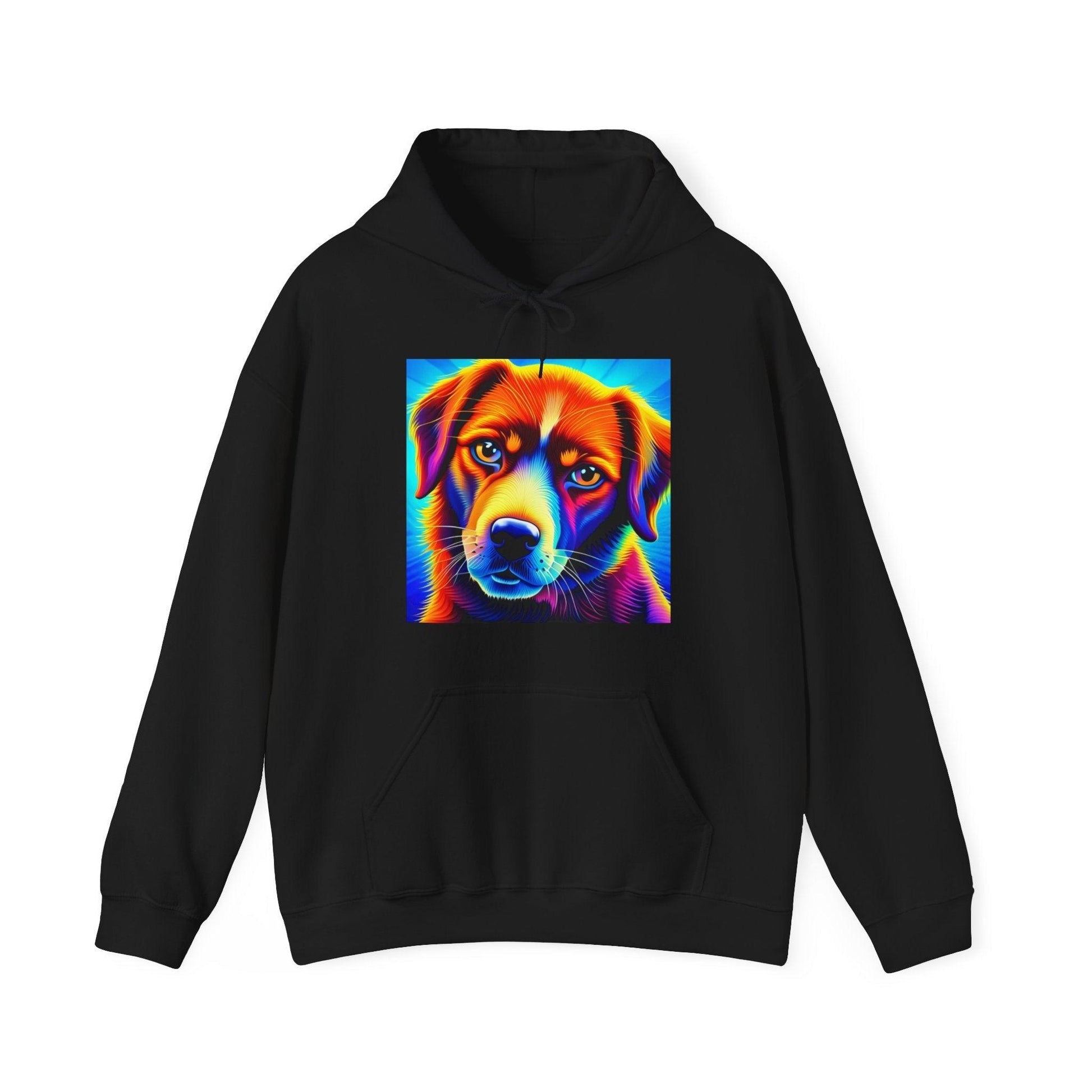 Prism Dog Unisex Heavy Blend™ Hooded Sweatshirt - Lizard Vigilante