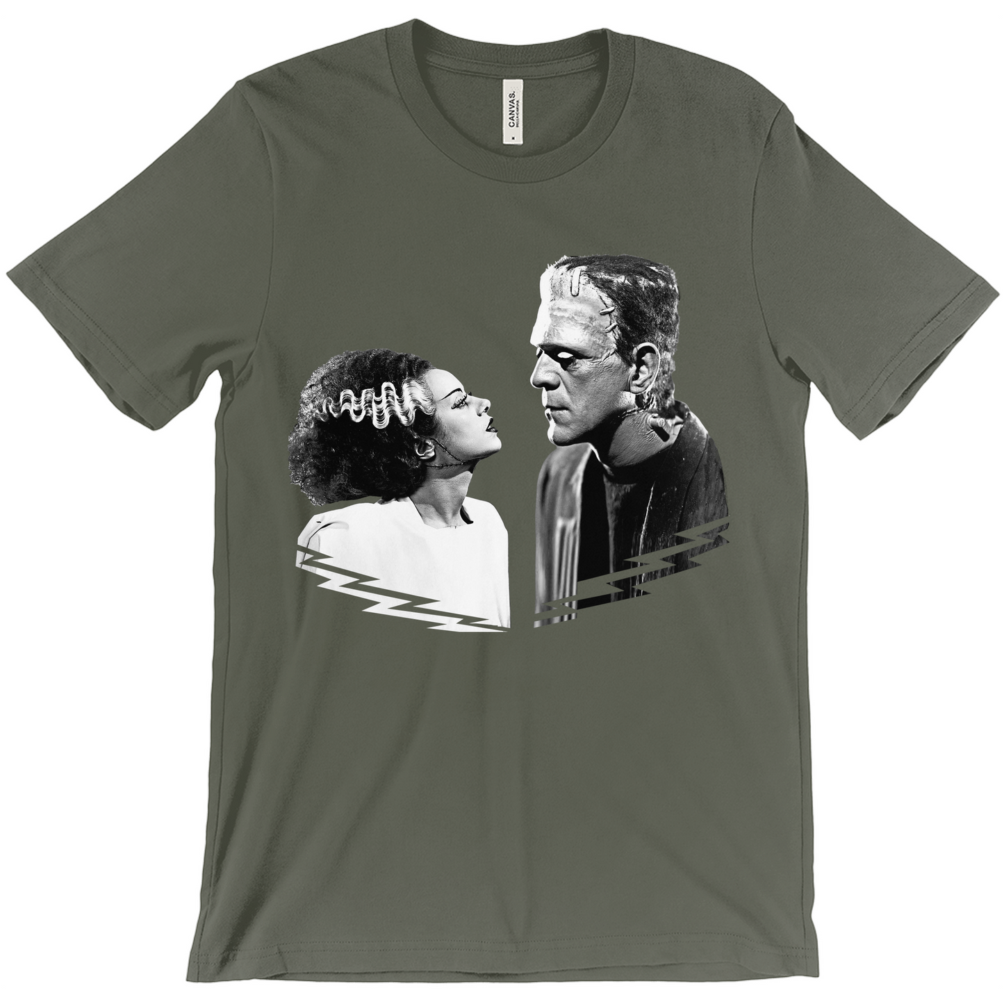 Frankenstein Couple - Classic Monster Tee
