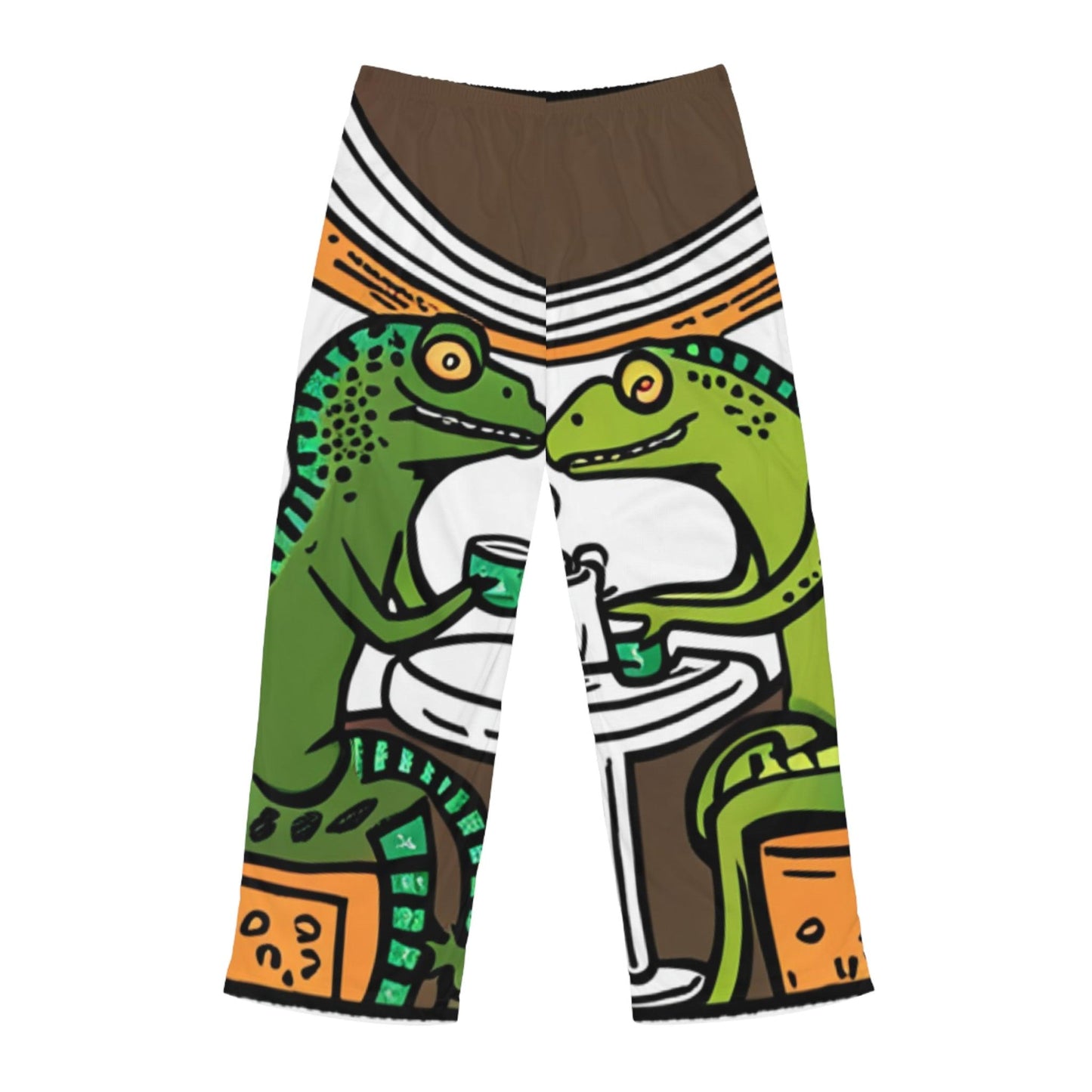 HQ Coffee Brk Men's Pajama Pants - Lizard Vigilante